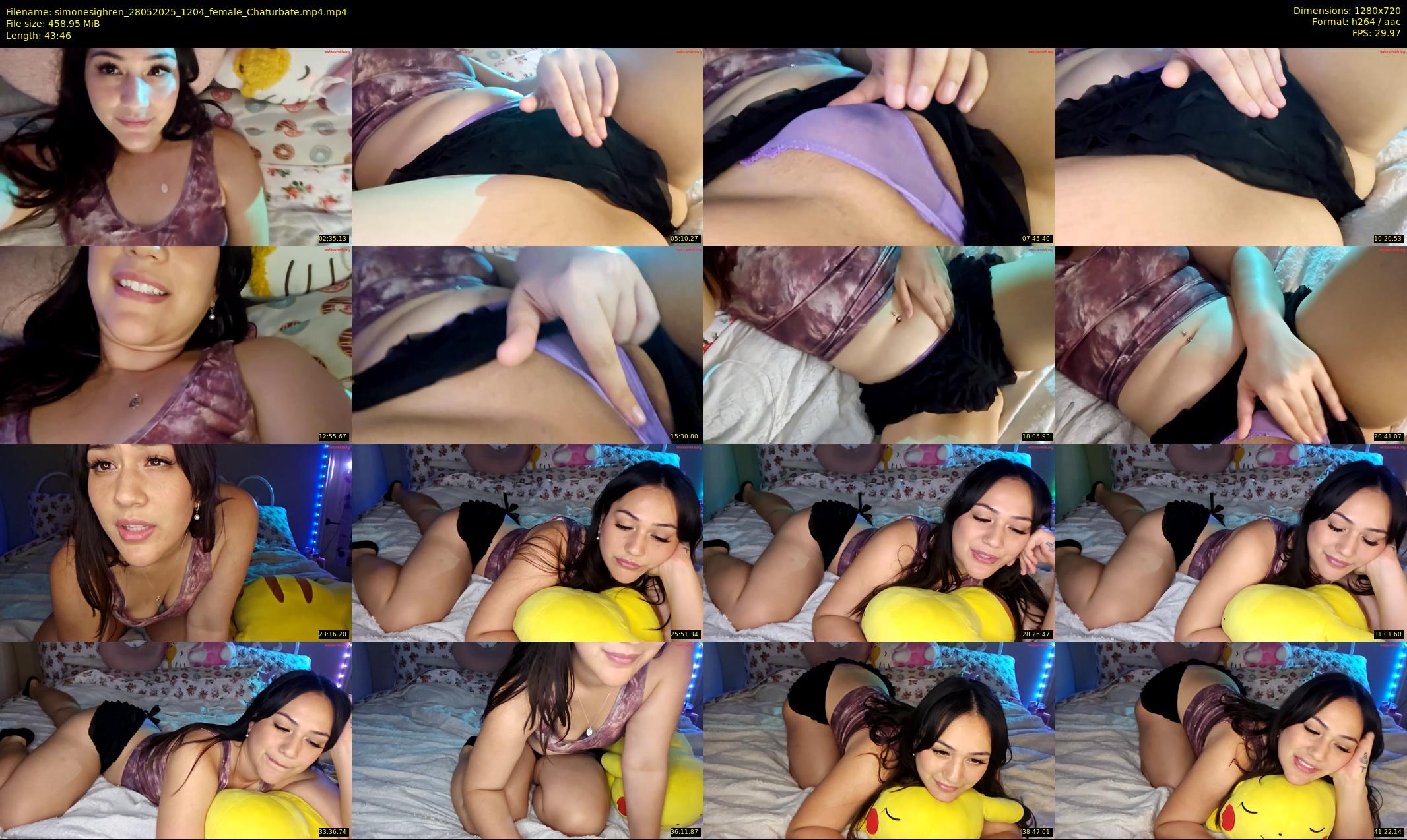 simonesighren — 44 minute Chaturbate female cam show recording, 720p, May 28, 2025
