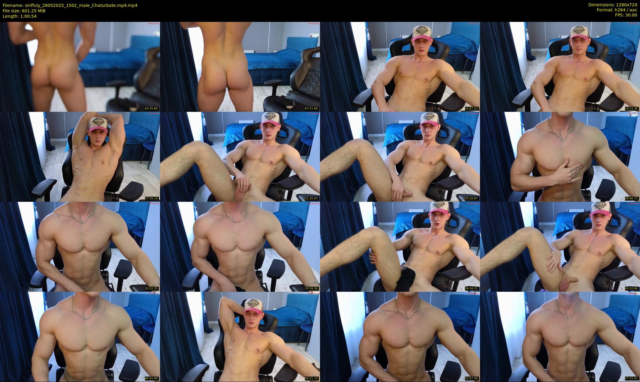 sinffuly — 61 minute Chaturbate male cam show recording, 720p, May 28, 2025
