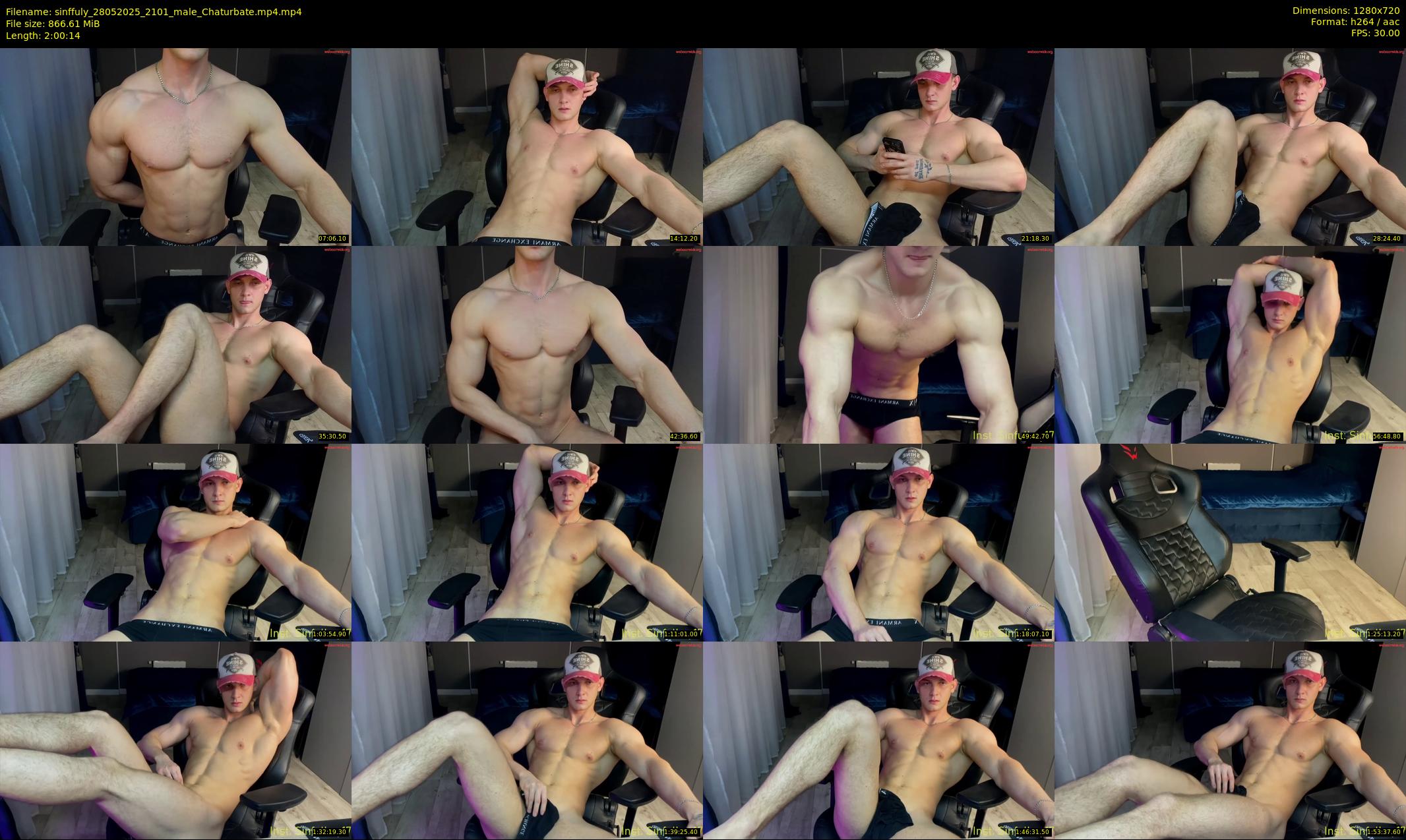 sinffuly — 121 minute Chaturbate male cam show recording, 720p, May 28, 2025