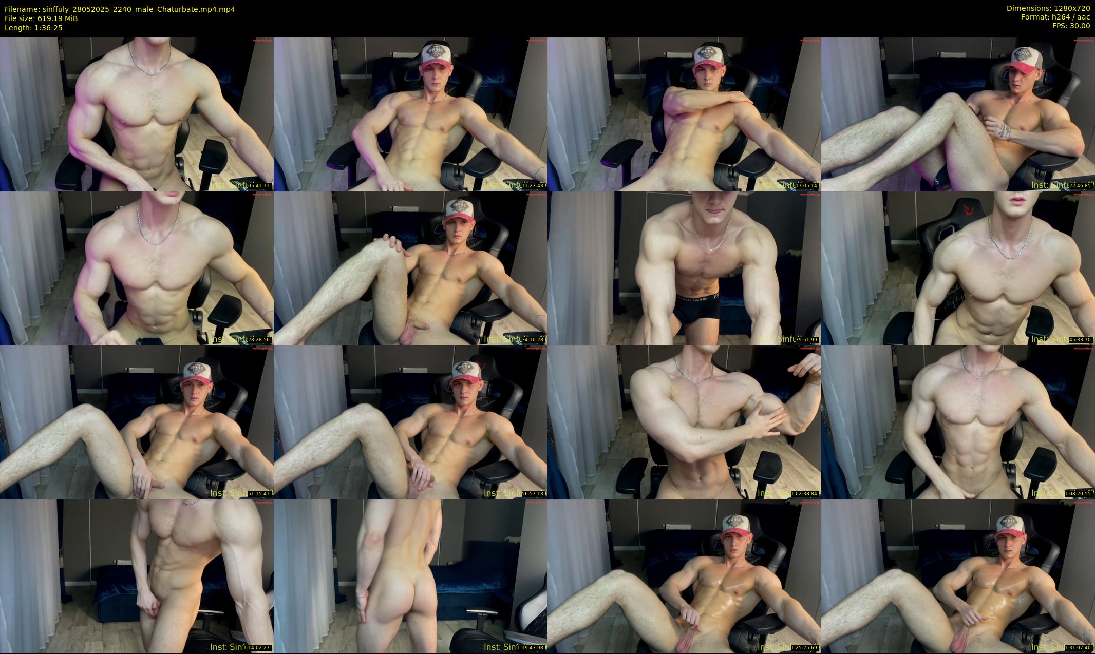 sinffuly — 97 minute Chaturbate male cam show recording, 720p, May 28, 2025