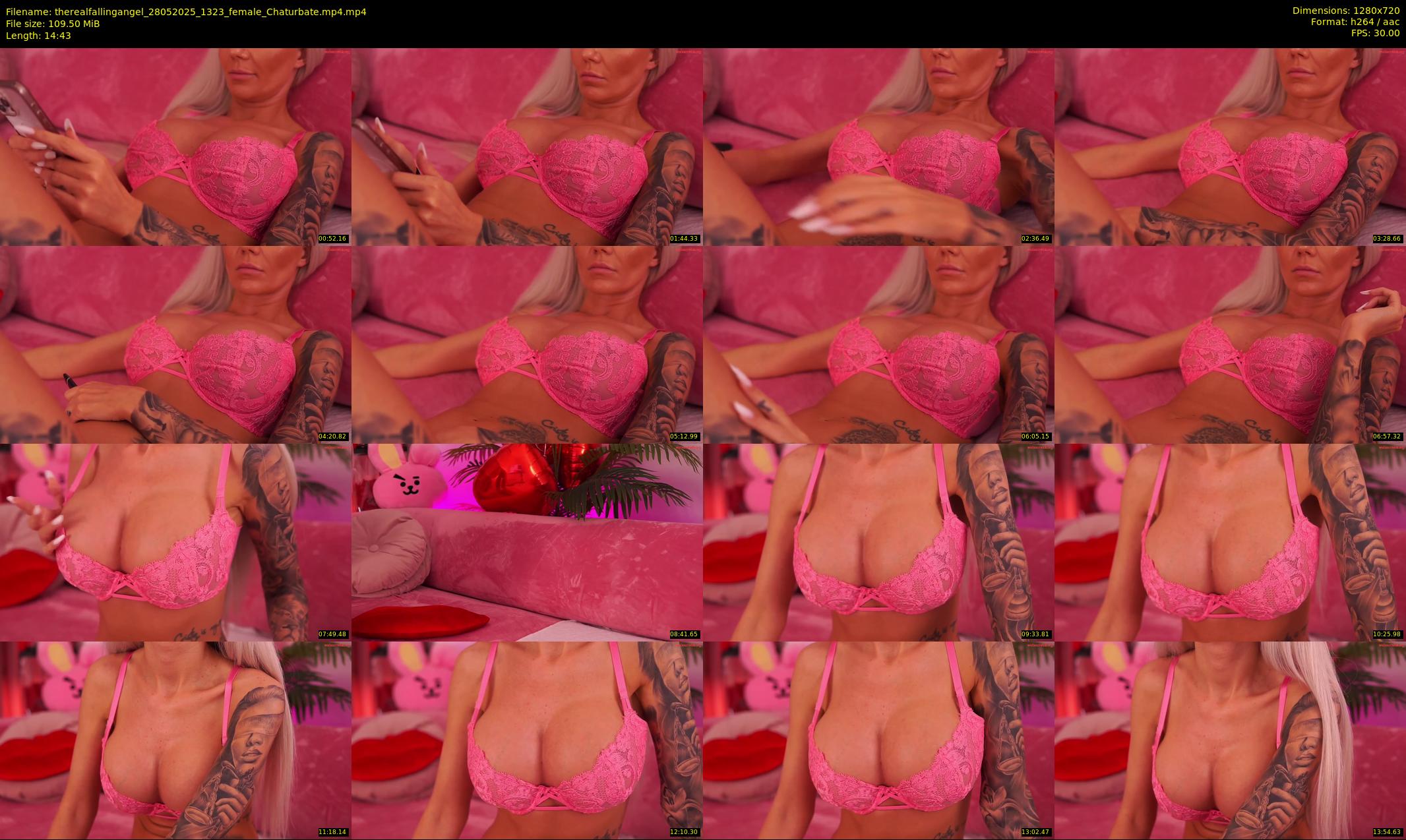 therealfallingangel — 15 minute Chaturbate female cam show recording, 720p, May 28, 2025