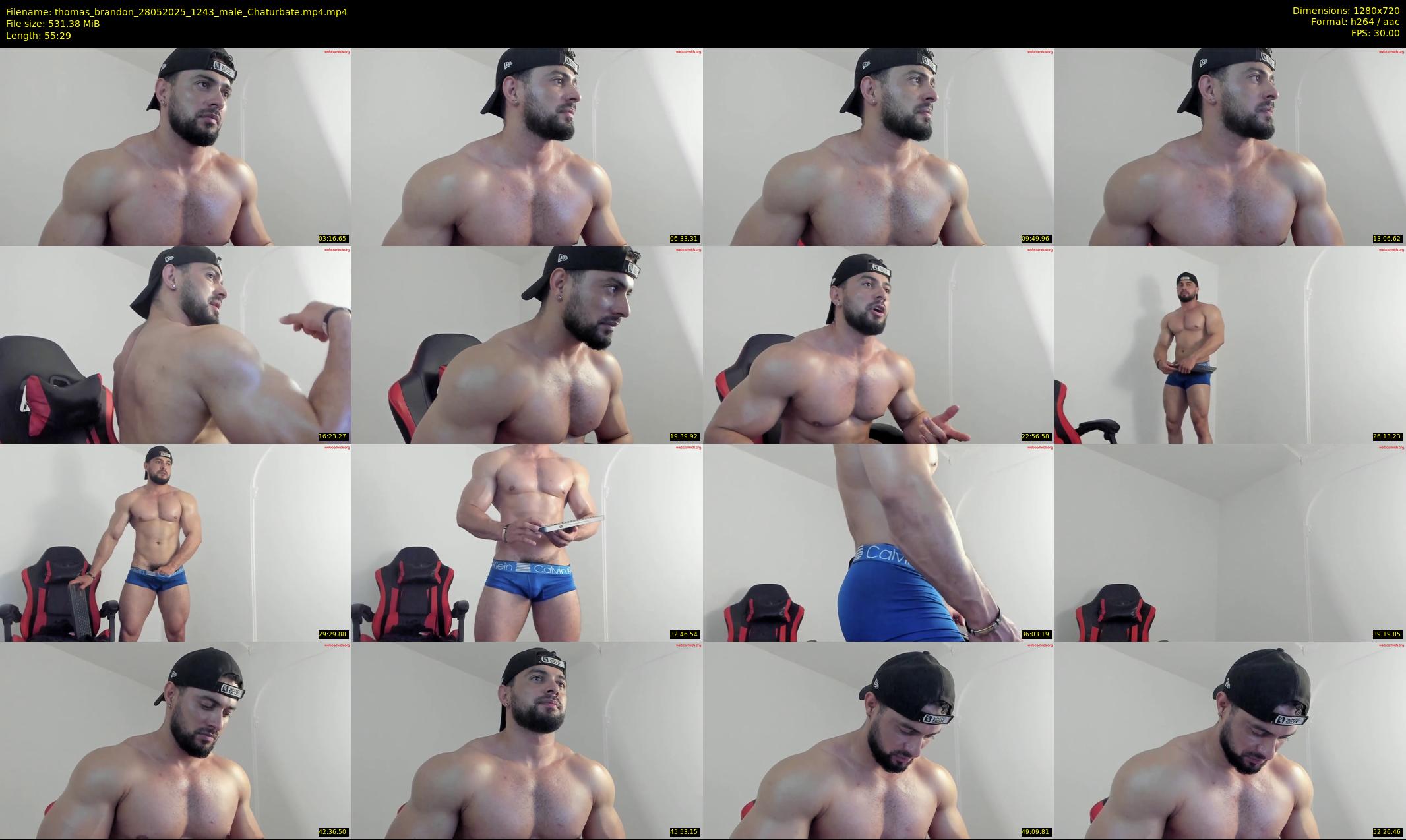 thomas_brandon — 56 minute Chaturbate male cam show recording, 720p, May 28, 2025