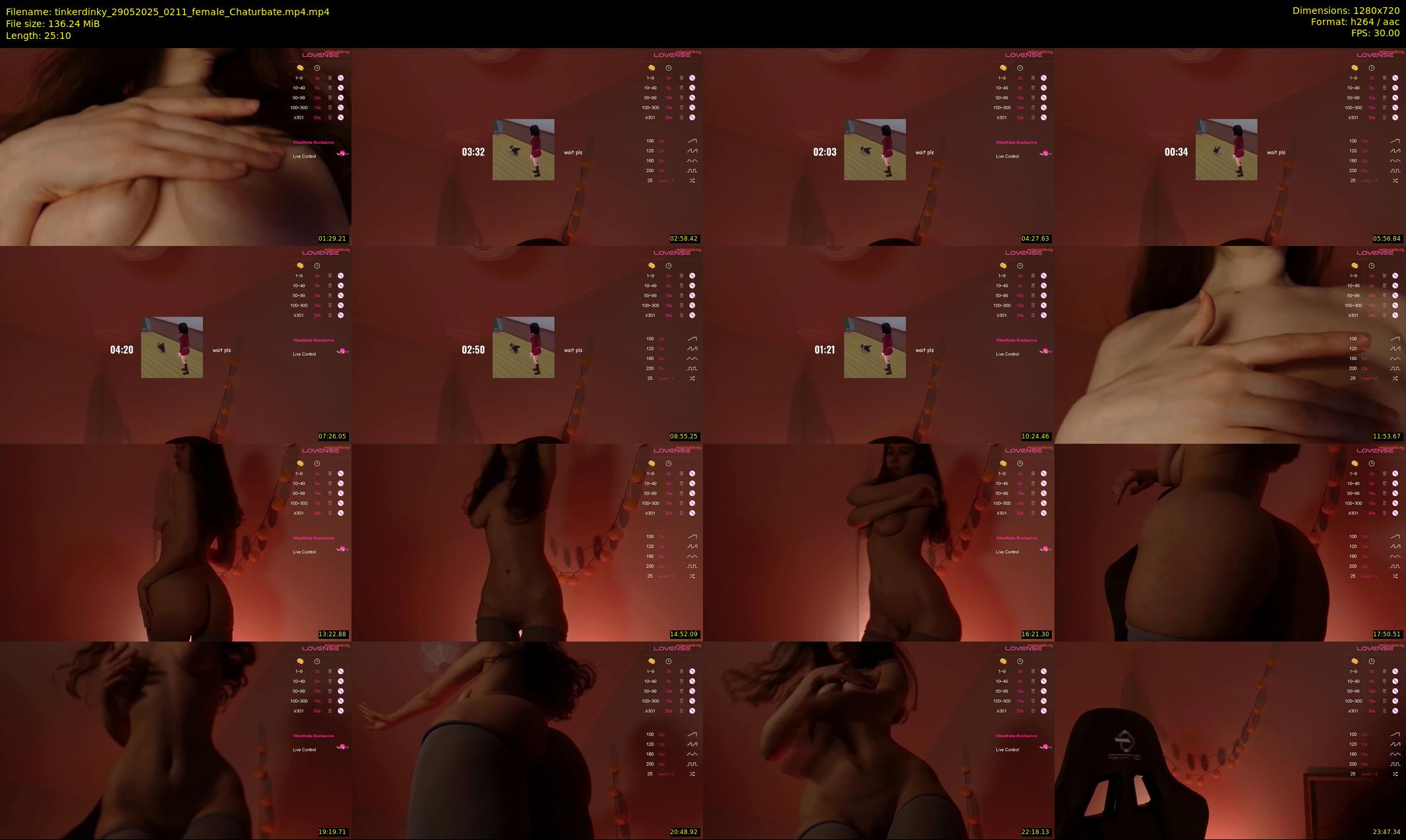 tinkerdinky — 26 minute Chaturbate female cam show recording, 720p, May 29, 2025