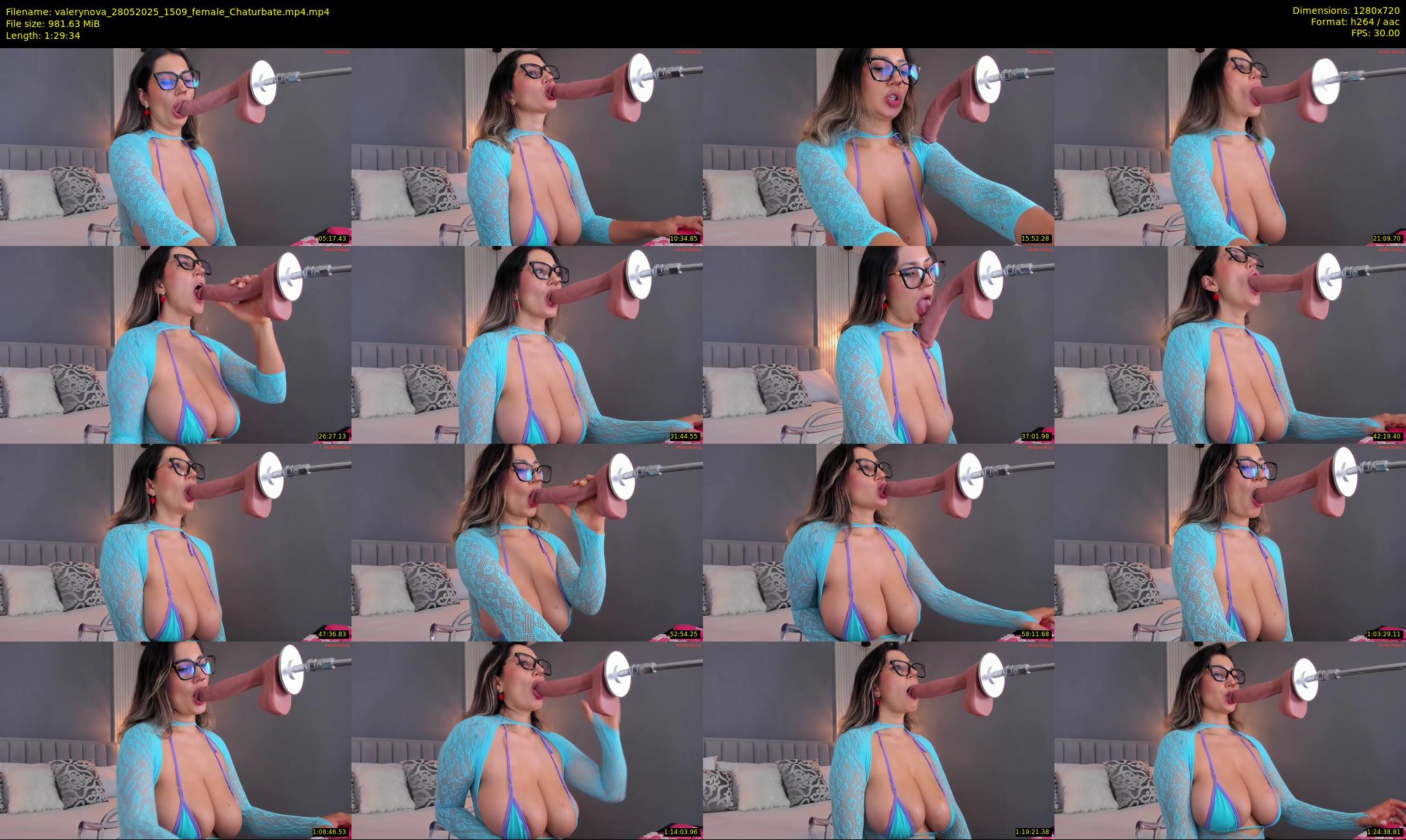 valerynova — 90 minute Chaturbate female cam show recording, 720p, May 28, 2025