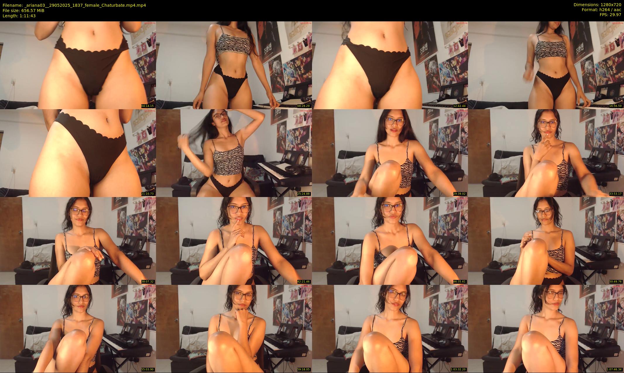 _ariana03_ — 72 minute Chaturbate female cam show recording, 720p, May 29, 2025