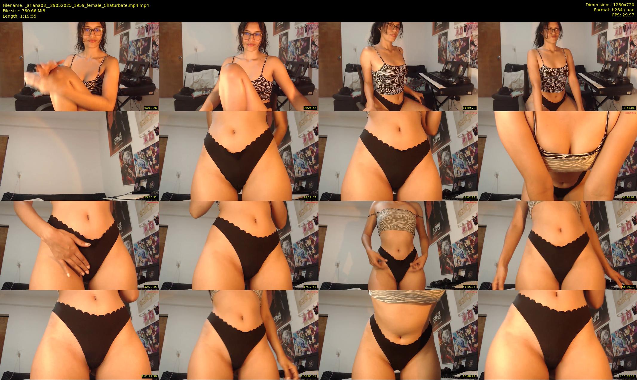 _ariana03_ — 80 minute Chaturbate female cam show recording, 720p, May 29, 2025