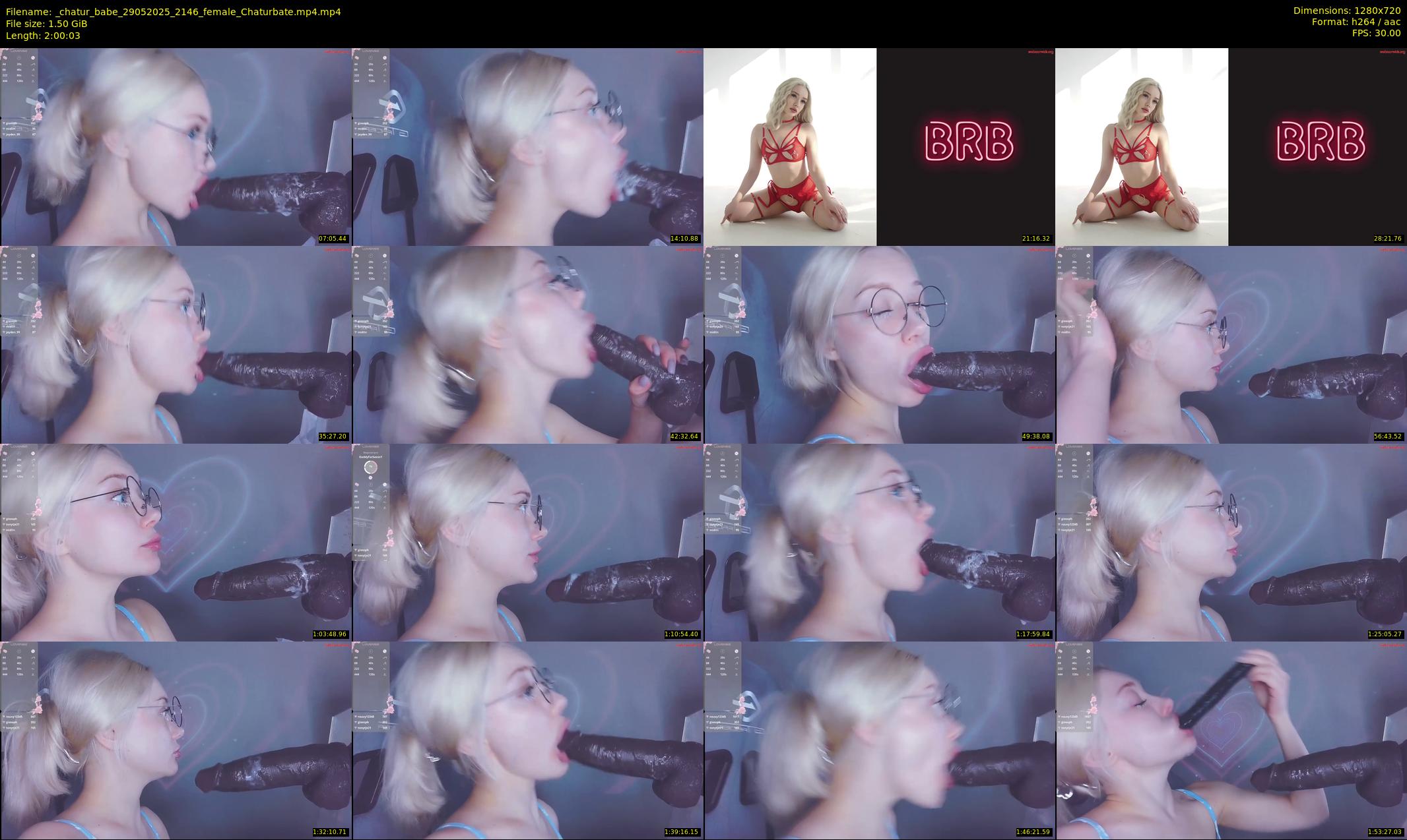 _chatur_babe — 121 minute Chaturbate female cam show recording, 720p, May 29, 2025