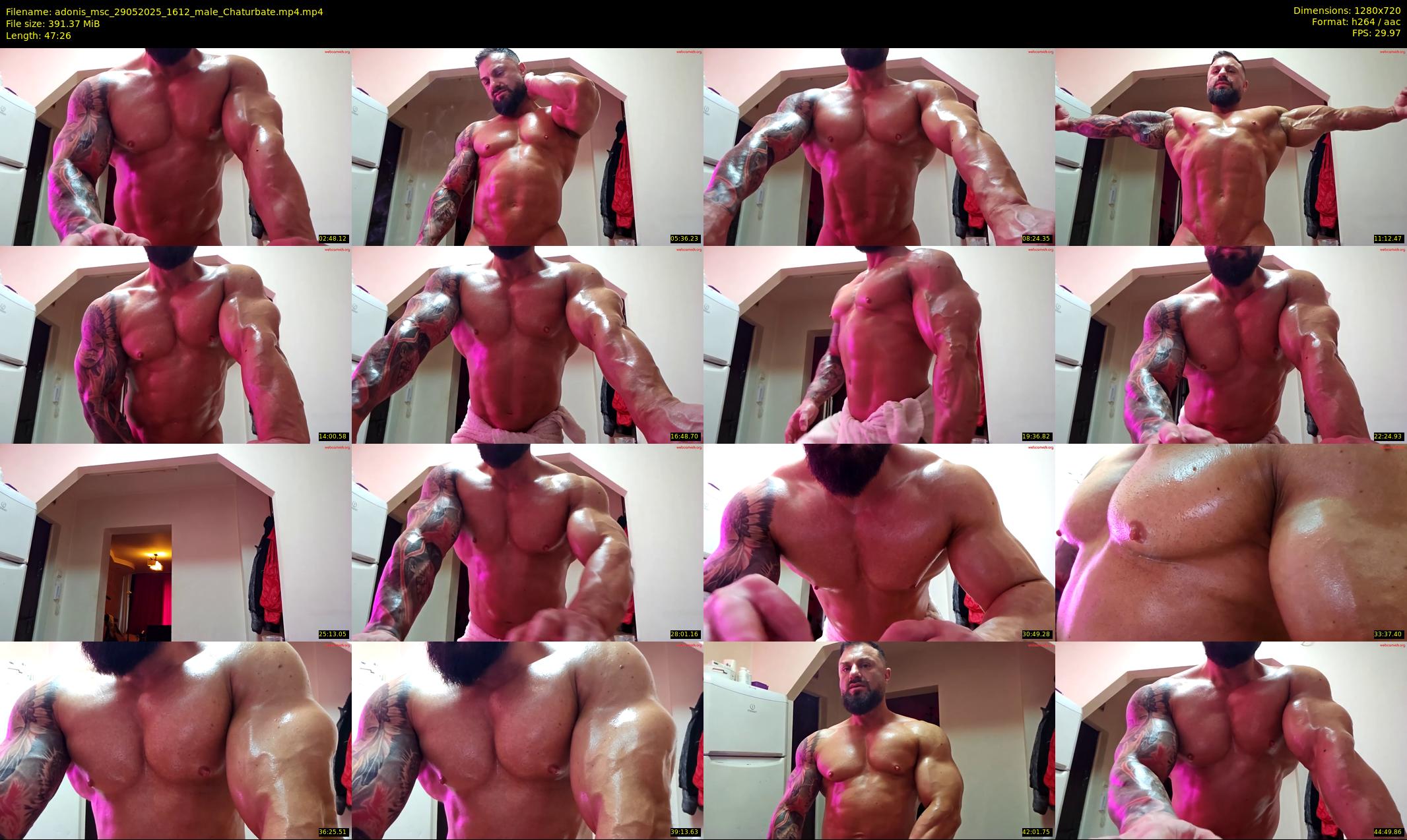 adonis_msc — 48 minute Chaturbate male cam show recording, 720p, May 29, 2025