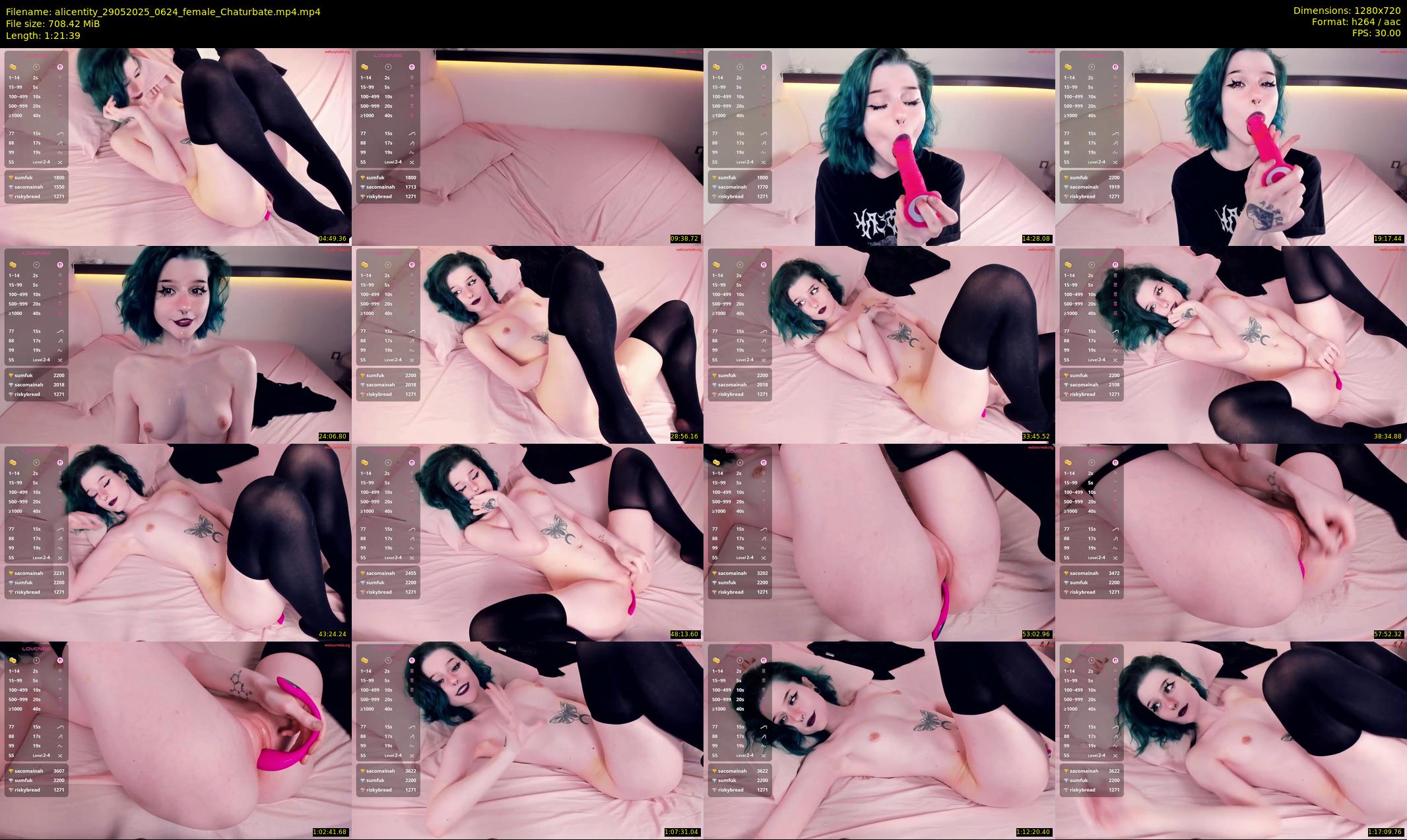 alicentity — 82 minute Chaturbate female cam show recording, 720p, May 29, 2025