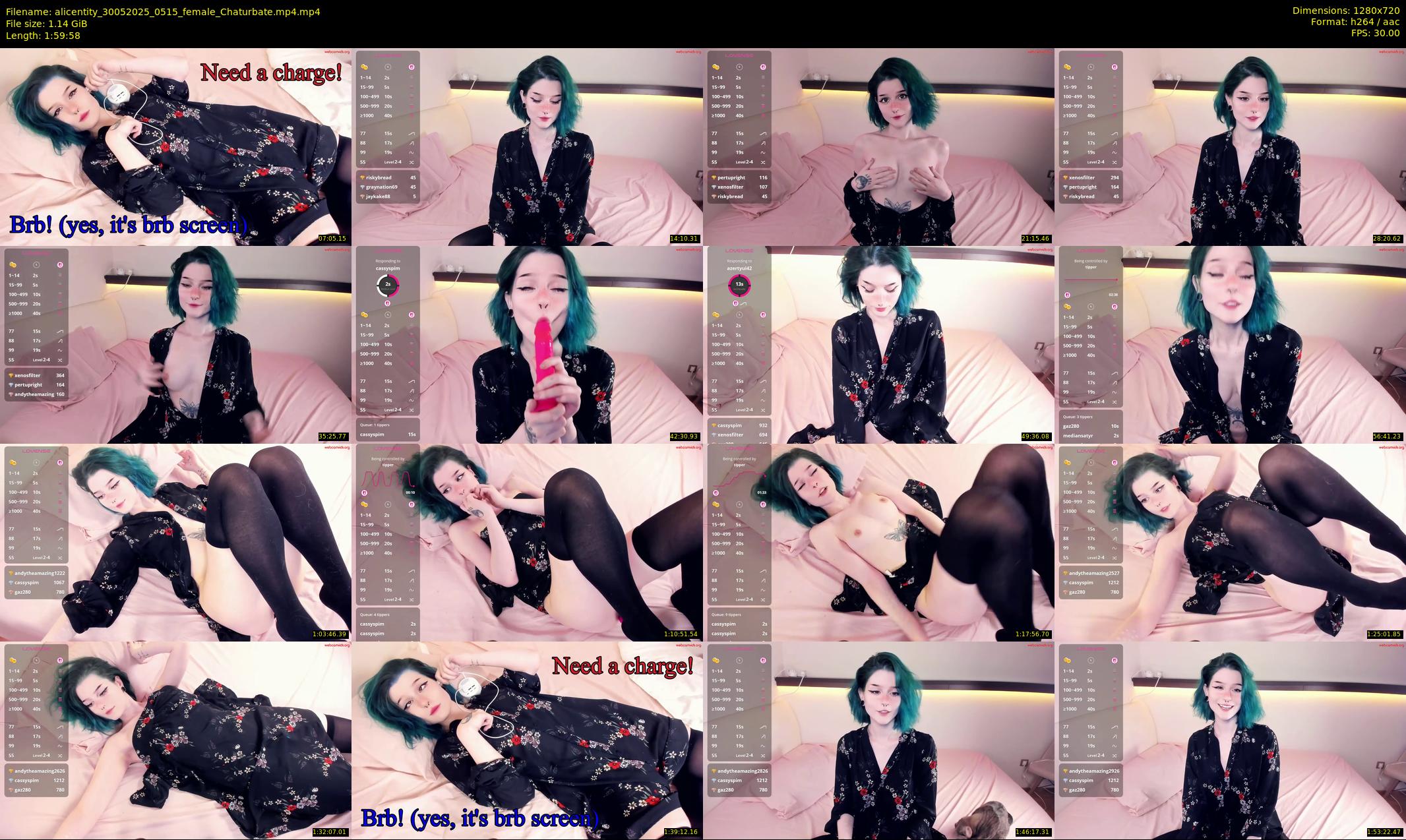 alicentity — 120 minute Chaturbate female cam show recording, 720p, May 30, 2025