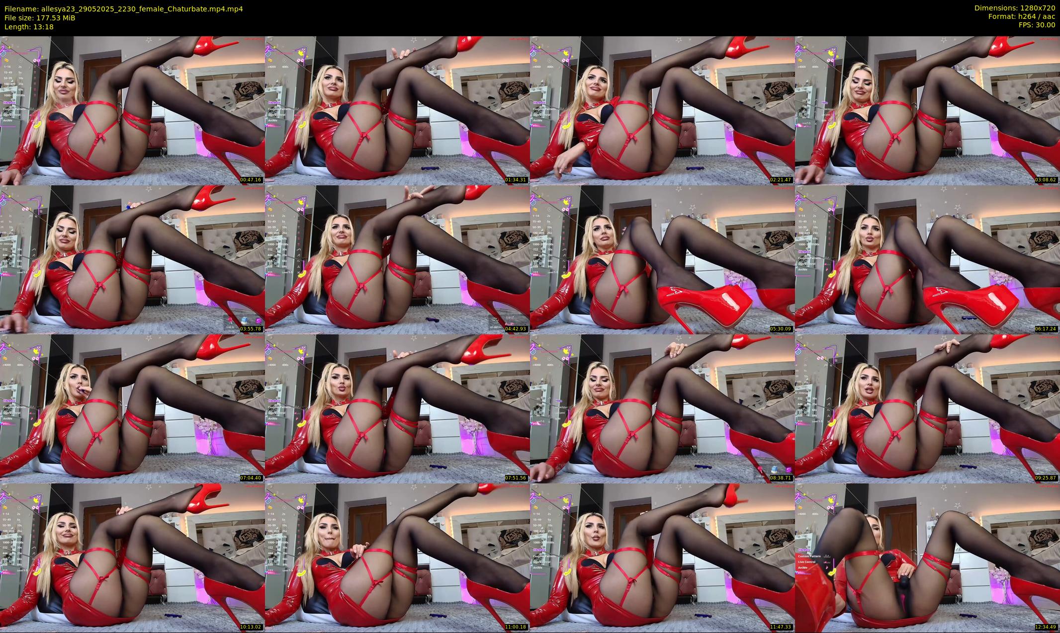 allesya23 — 14 minute Chaturbate female cam show recording, 720p, May 29, 2025