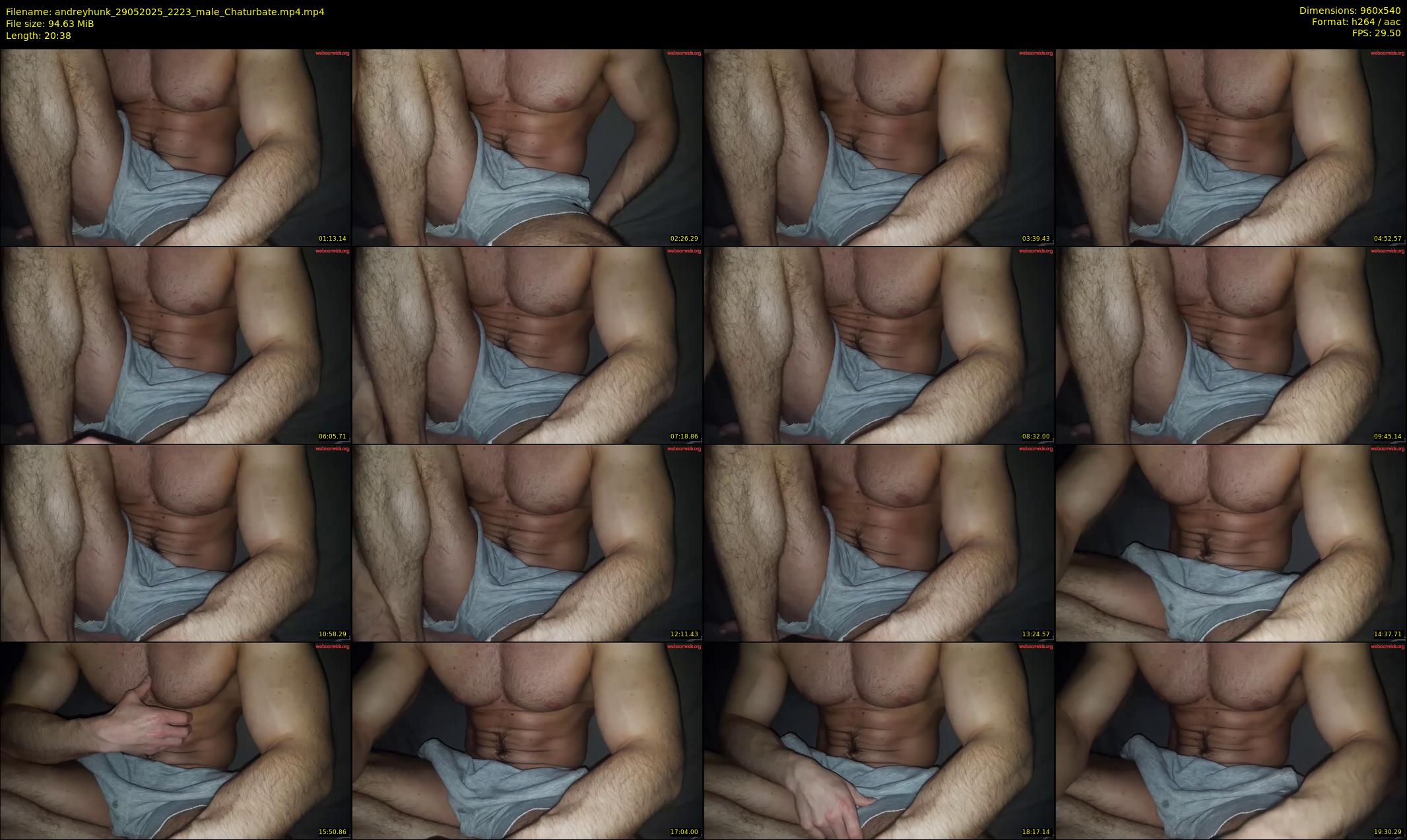 andreyhunk — 21 minute Chaturbate male cam show recording, 480p, May 29, 2025