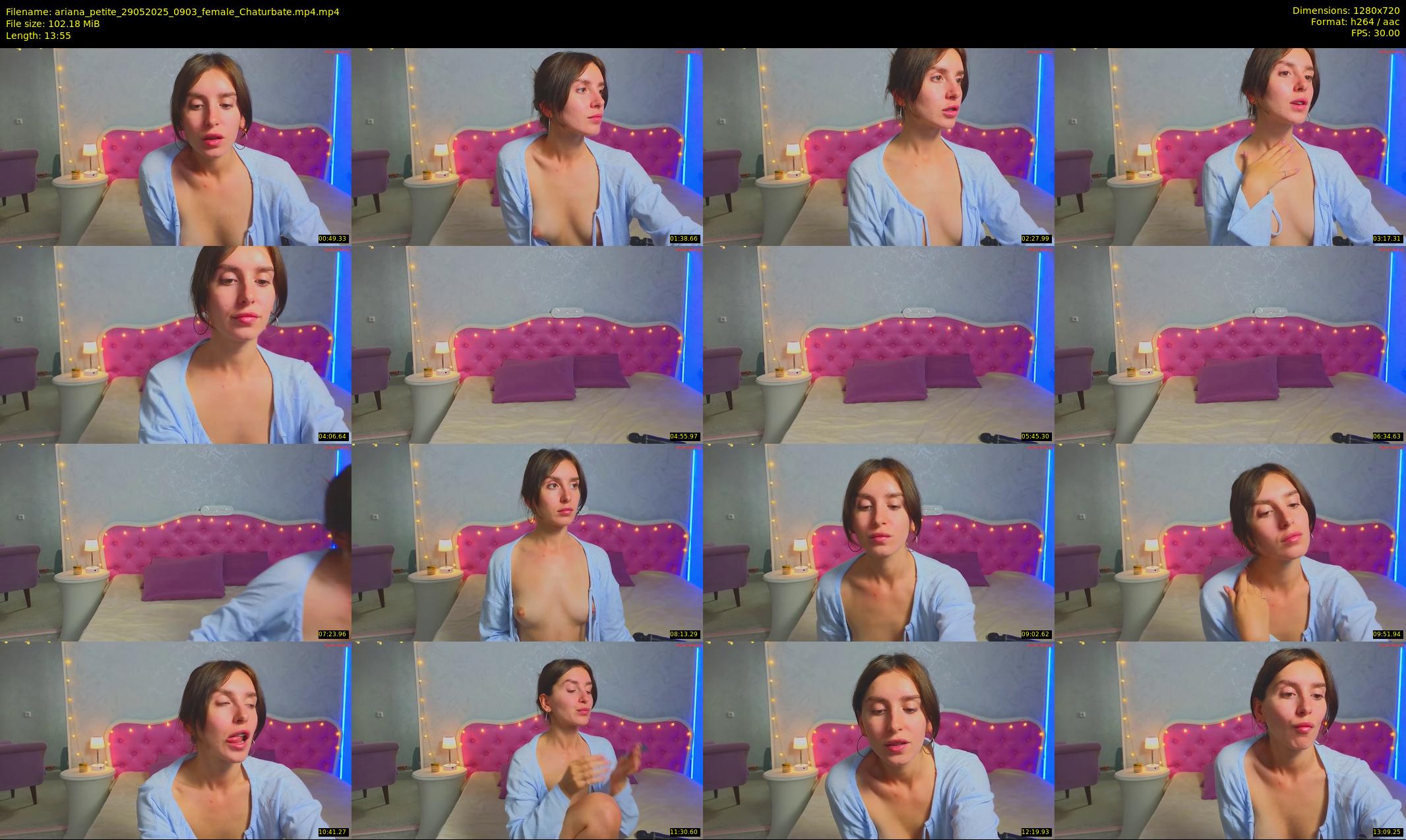 ariana_petite — 14 minute Chaturbate female cam show recording, 720p, May 29, 2025