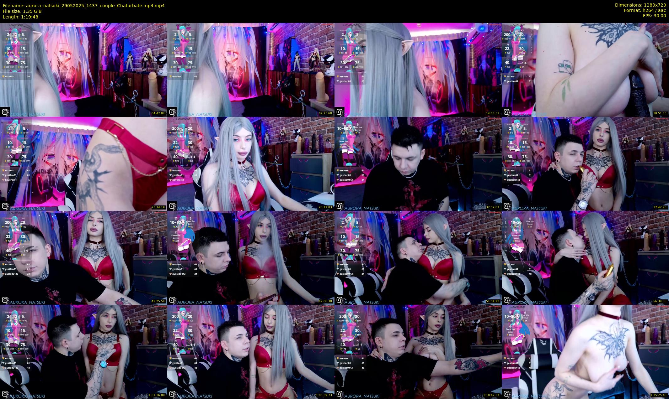 aurora_natsuki — 80 minute Chaturbate couple cam show recording, 720p, May 29, 2025