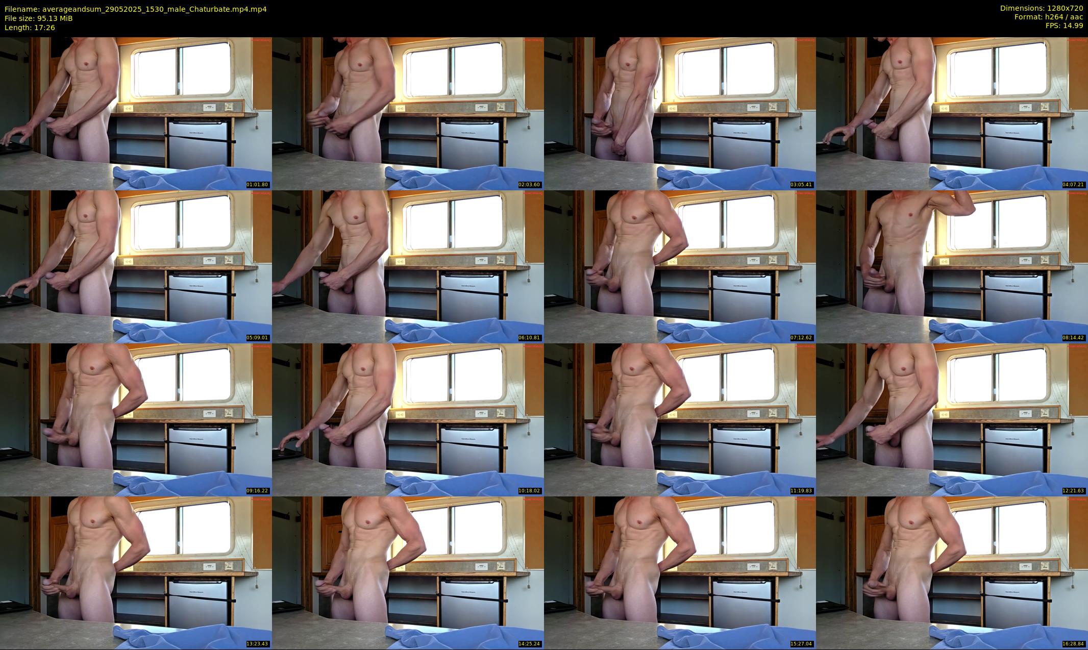 averageandsum — 18 minute Chaturbate male cam show recording, 720p, May 29, 2025