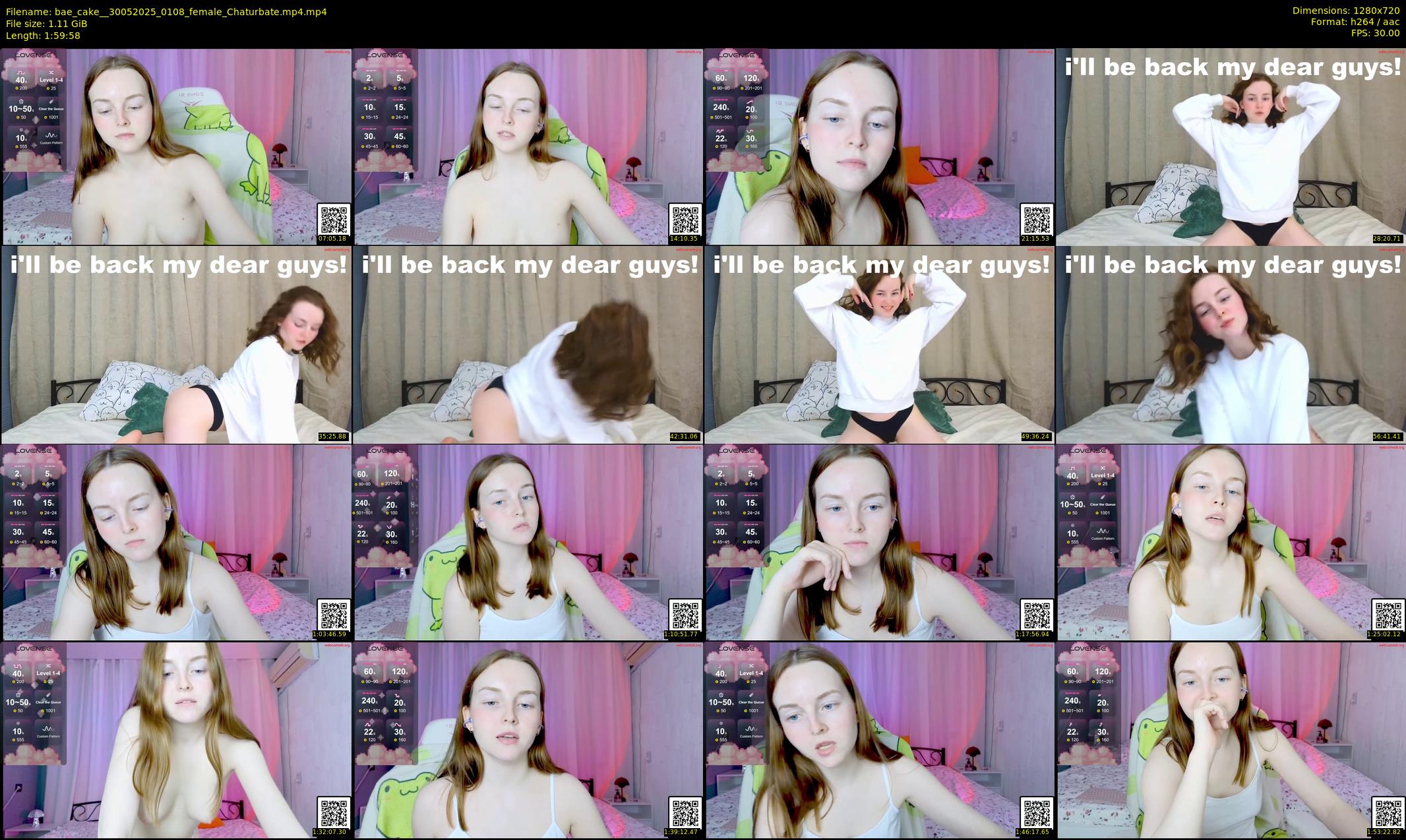 bae_cake_ — 120 minute Chaturbate female cam show recording, 720p, May 30, 2025