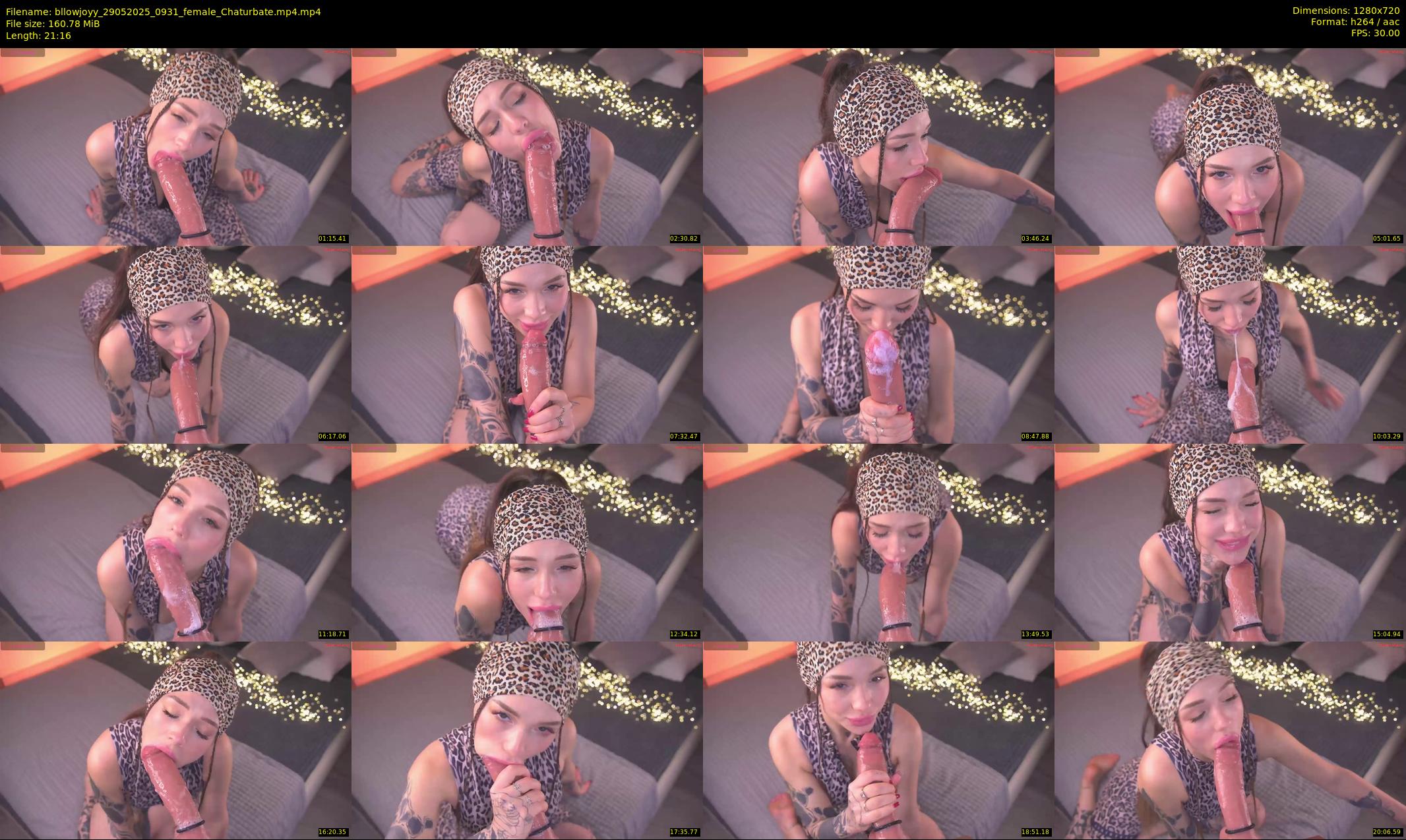bllowjoyy — 22 minute Chaturbate female cam show recording, 720p, May 29, 2025