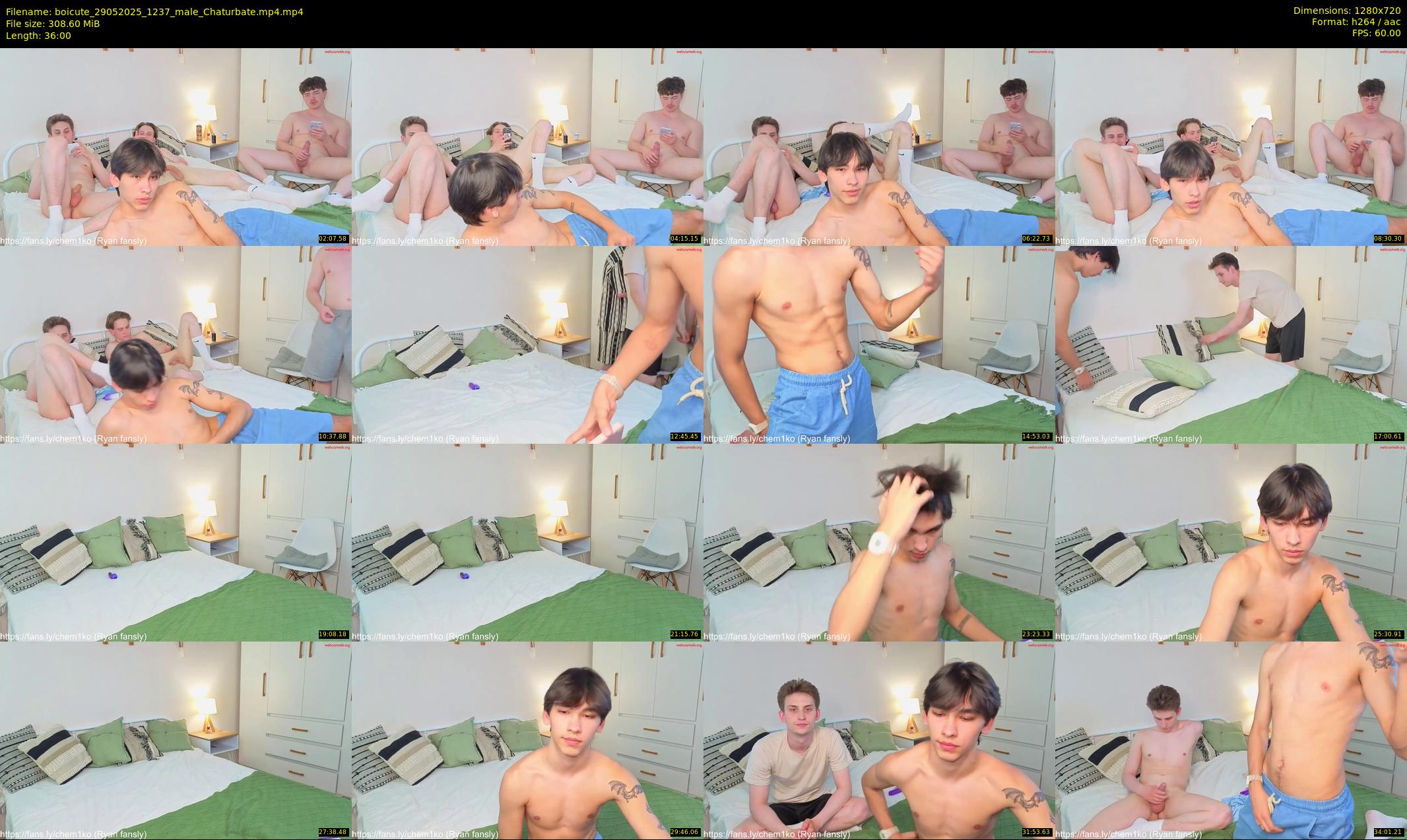 boicute — 36 minute Chaturbate male cam show recording, 720p, May 29, 2025