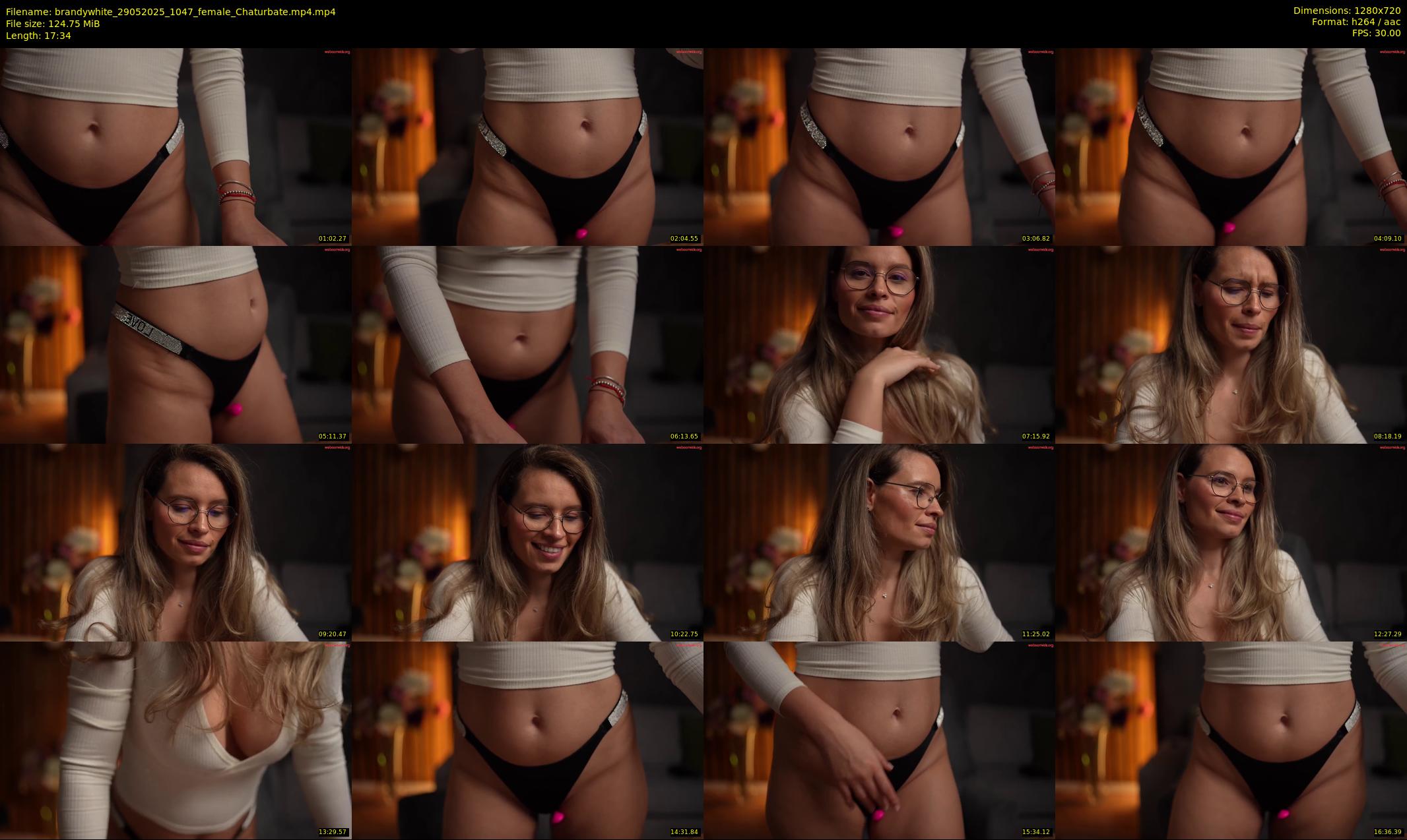 brandywhite — 18 minute Chaturbate female cam show recording, 720p, May 29, 2025