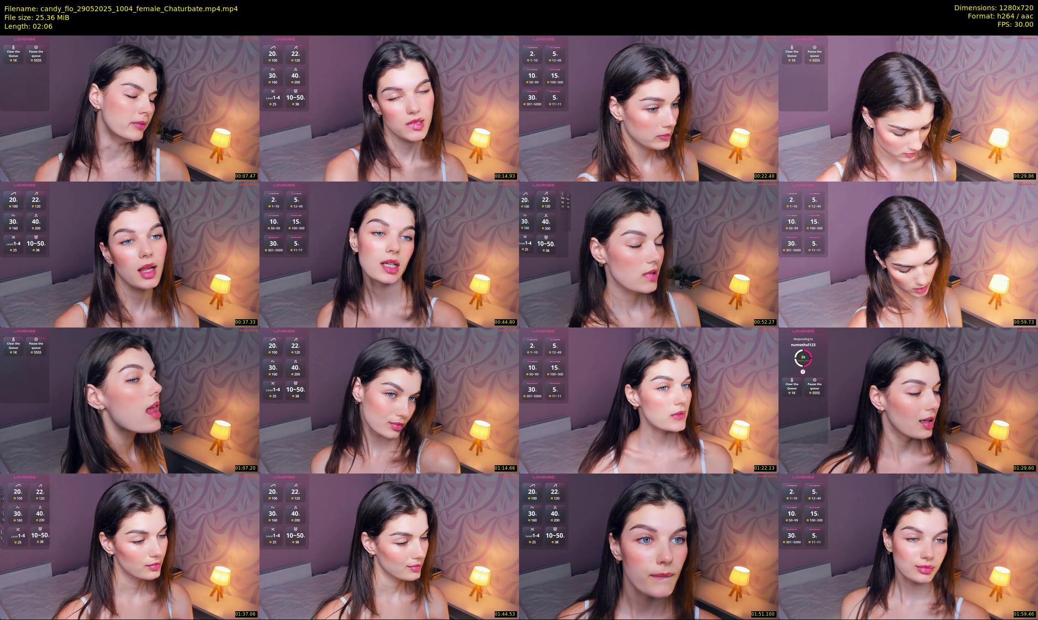 candy_flo — 3 minute Chaturbate female cam show recording, 720p, May 29, 2025