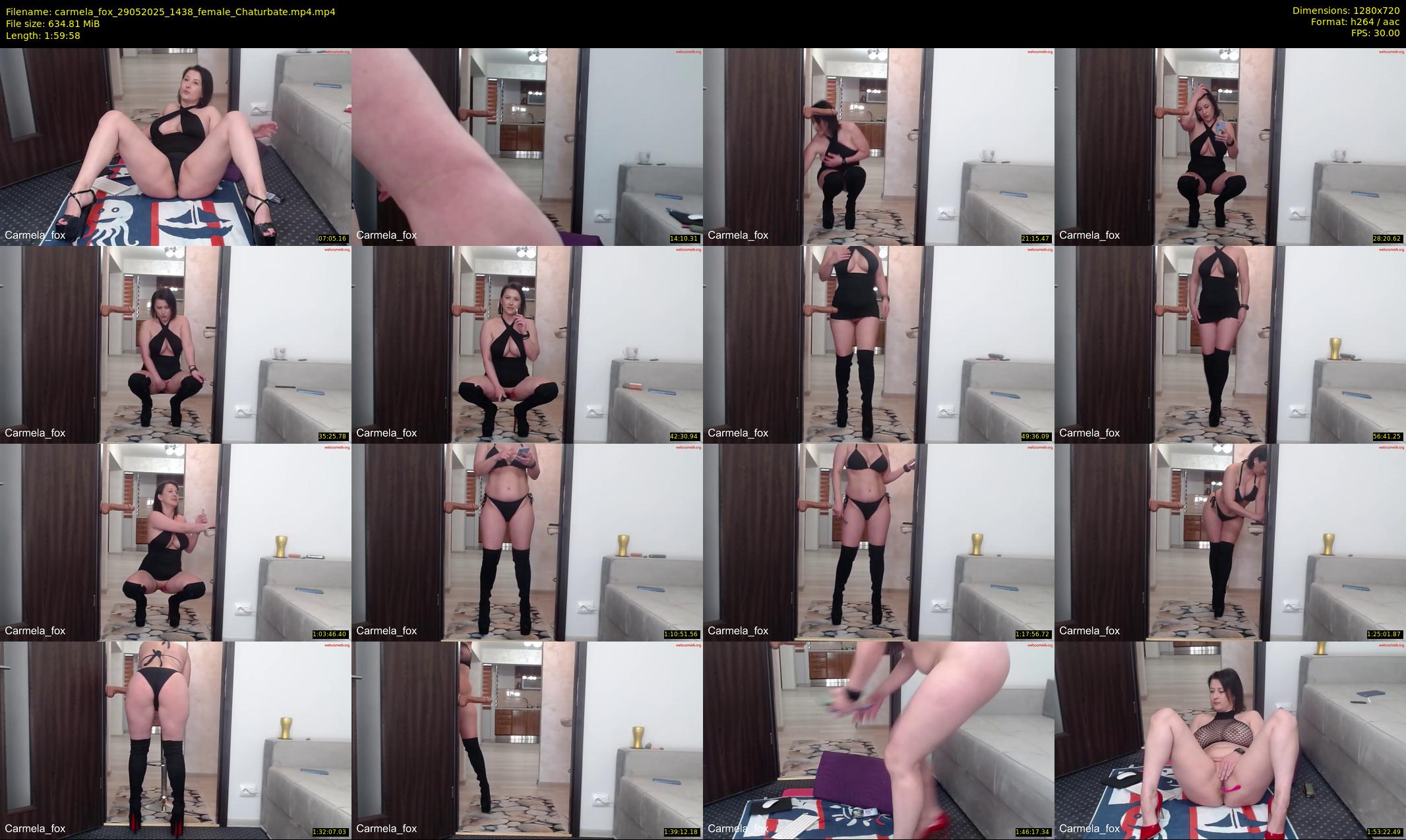 carmela_fox — 120 minute Chaturbate female cam show recording, 720p, May 29, 2025