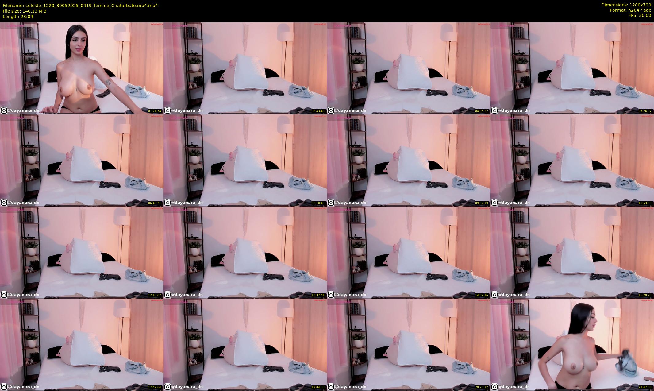 celeste_1220 — 24 minute Chaturbate female cam show recording, 720p, May 30, 2025