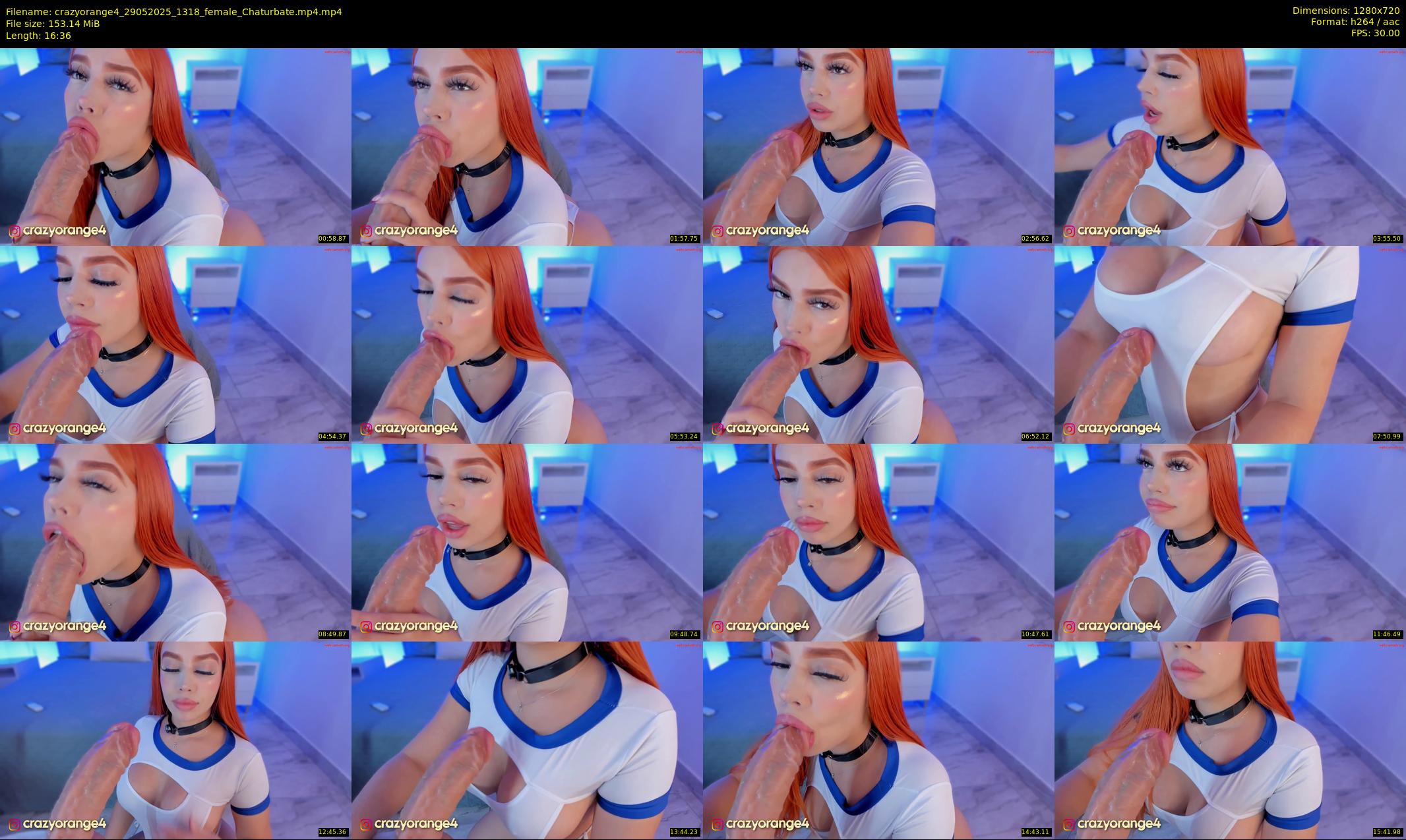 crazyorange4 — 17 minute Chaturbate female cam show recording, 720p, May 29, 2025