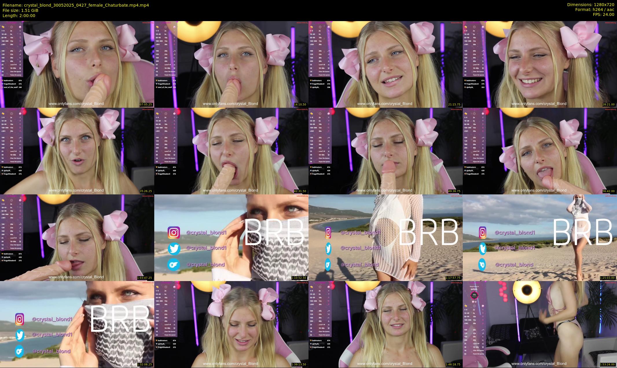 crystal_blond — 120 minute Chaturbate female cam show recording, 720p, May 30, 2025
