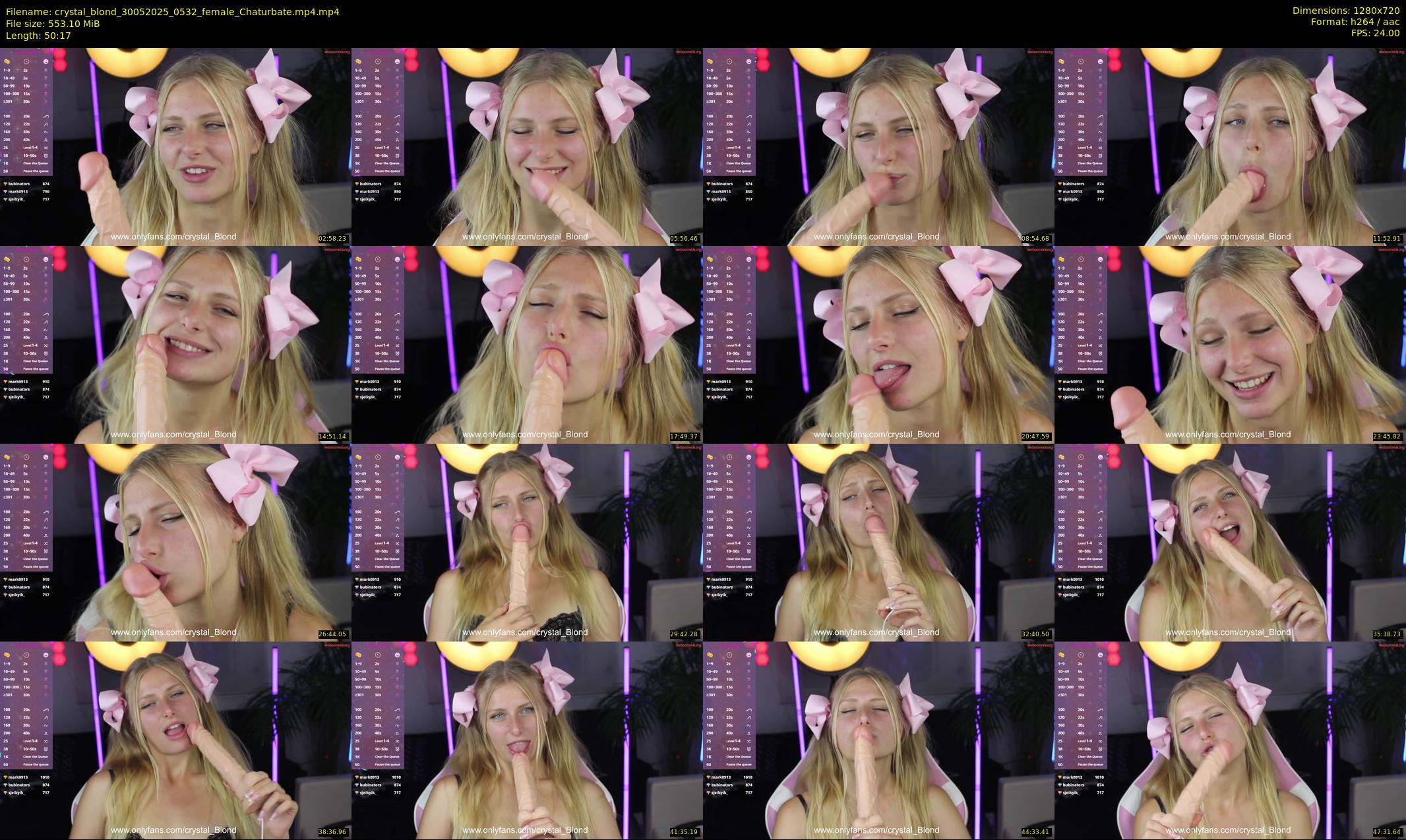 crystal_blond — 51 minute Chaturbate female cam show recording, 720p, May 30, 2025