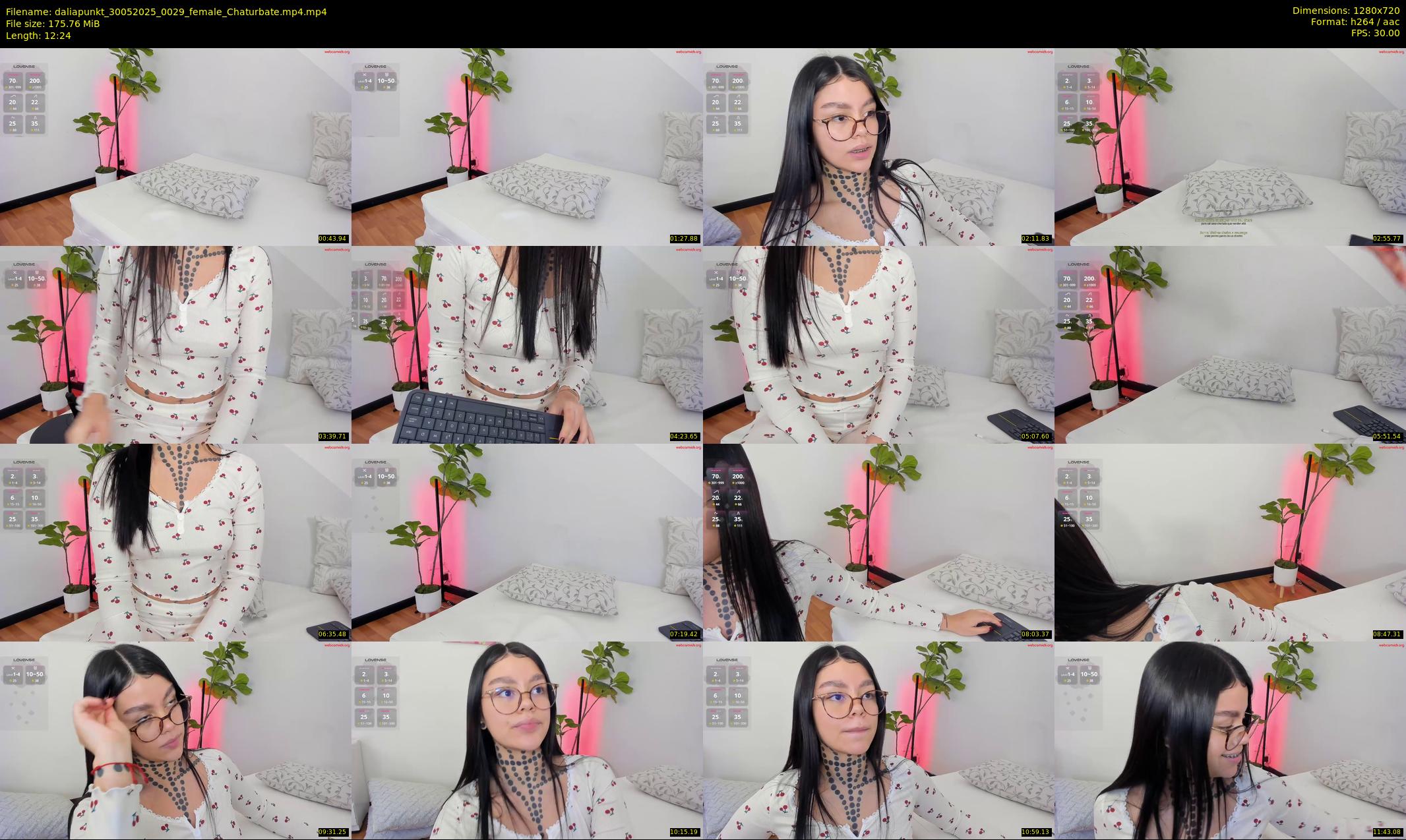 daliapunkt — 13 minute Chaturbate female cam show recording, 720p, May 30, 2025