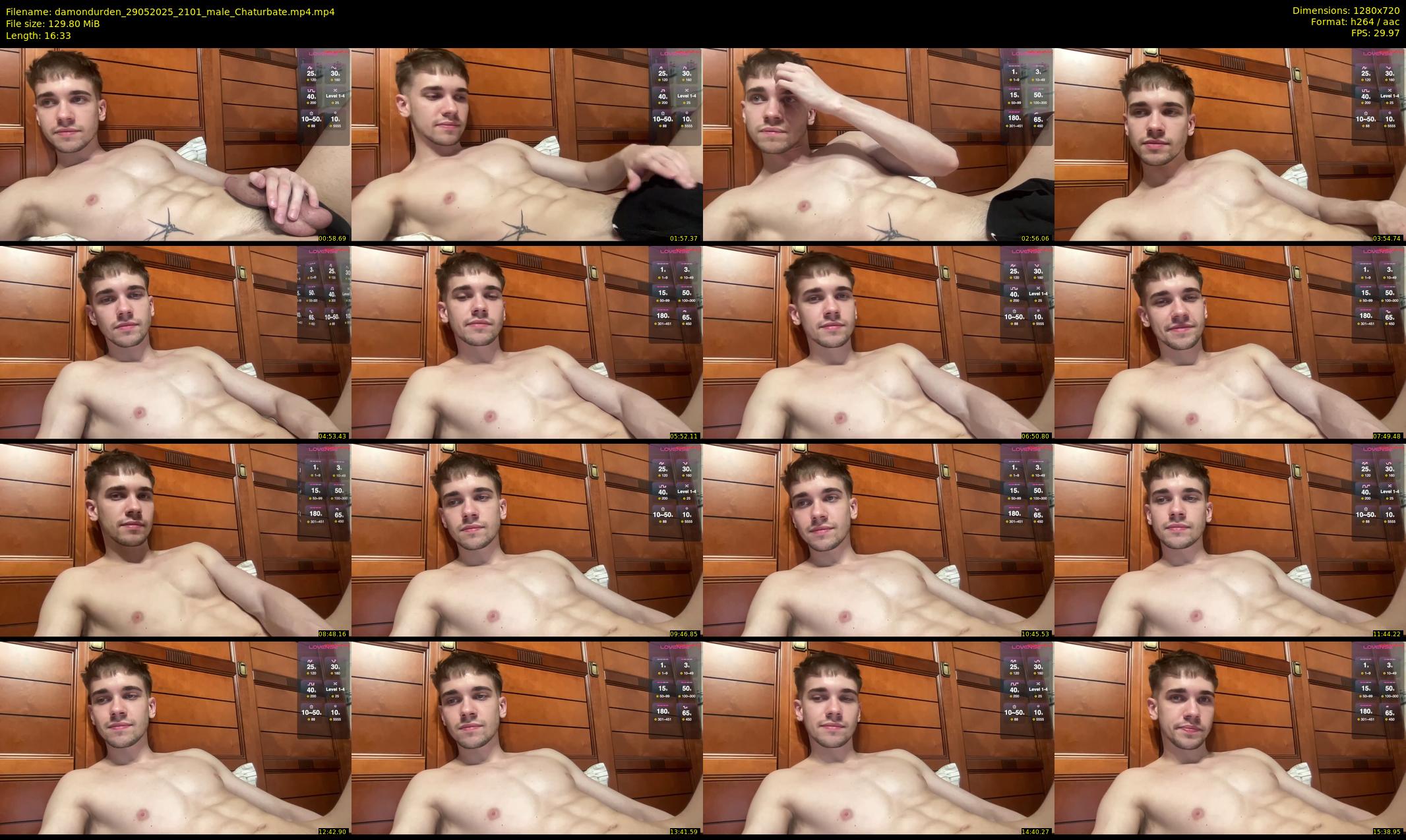 damondurden — 17 minute Chaturbate male cam show recording, 720p, May 29, 2025