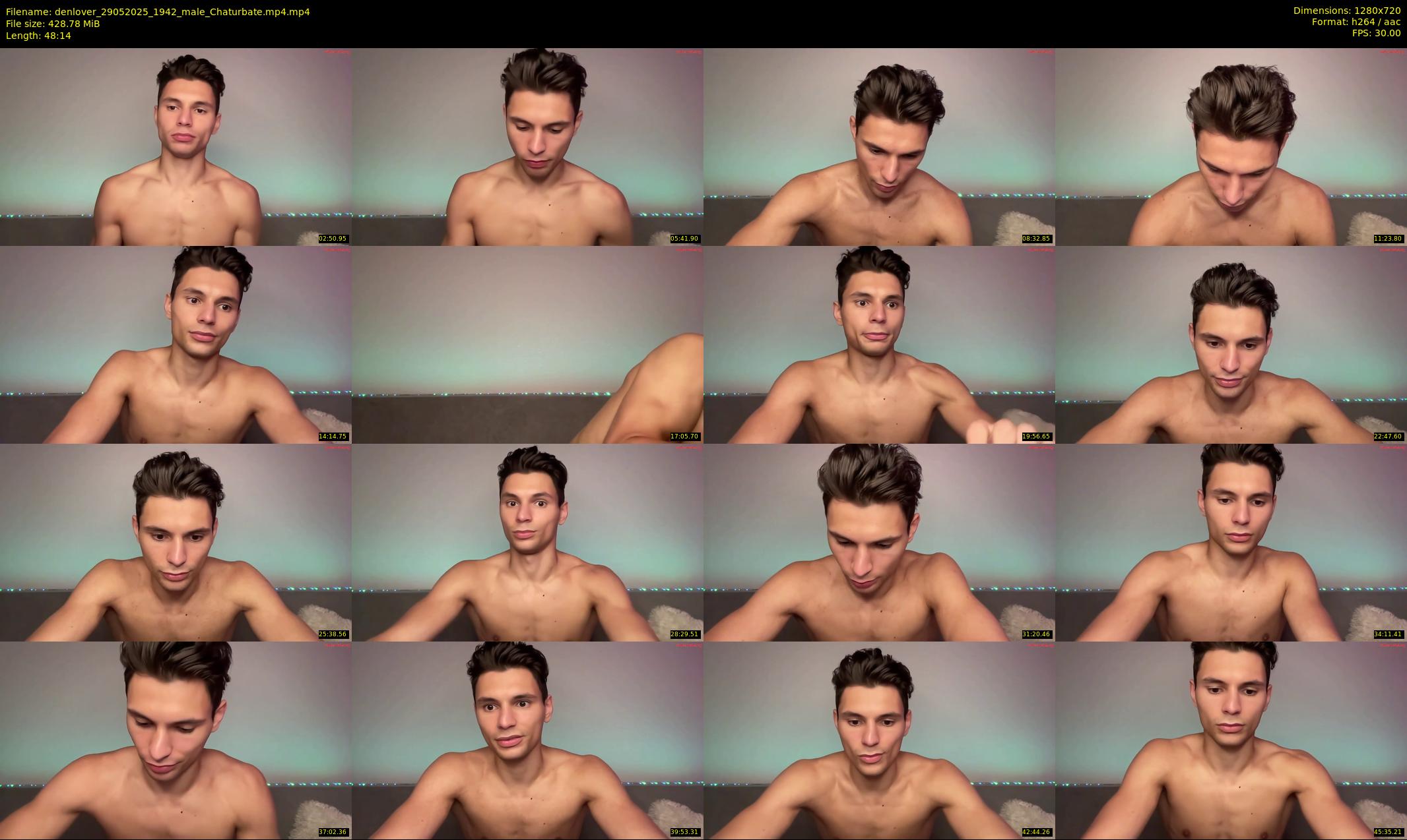 denlover — 49 minute Chaturbate male cam show recording, 720p, May 29, 2025