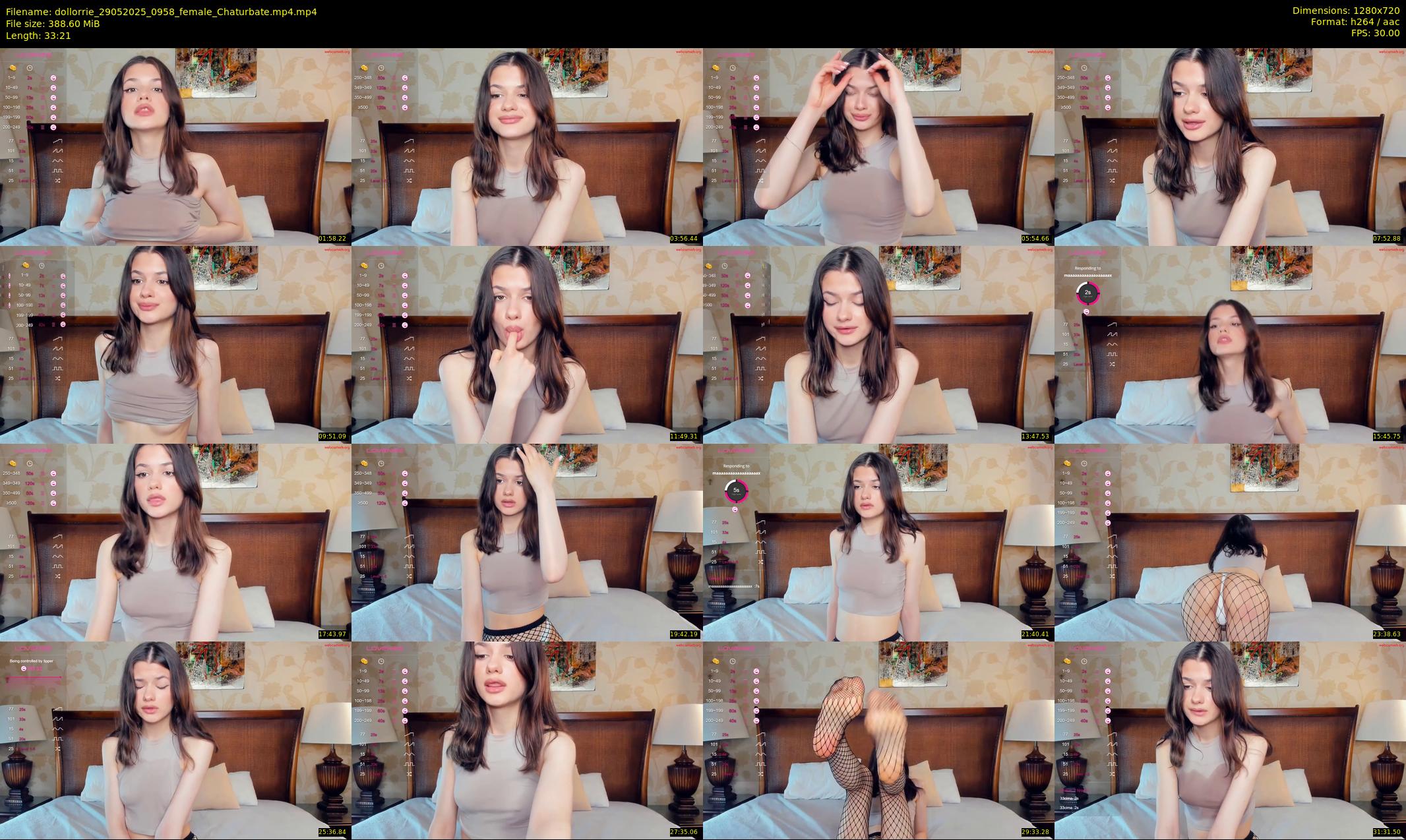 dollorrie — 34 minute Chaturbate couple cam show recording, 720p, May 29, 2025
