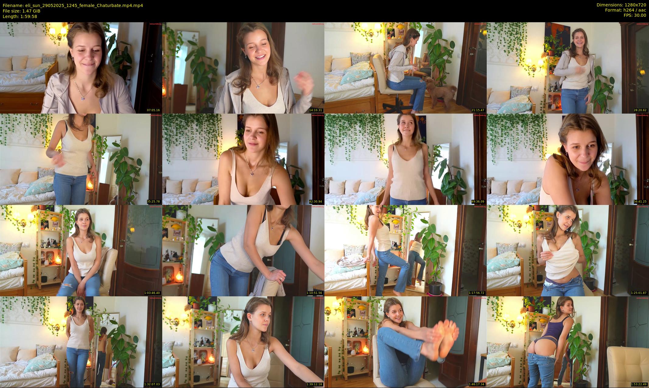 eli_sun — 120 minute Chaturbate female cam show recording, 720p, May 29, 2025