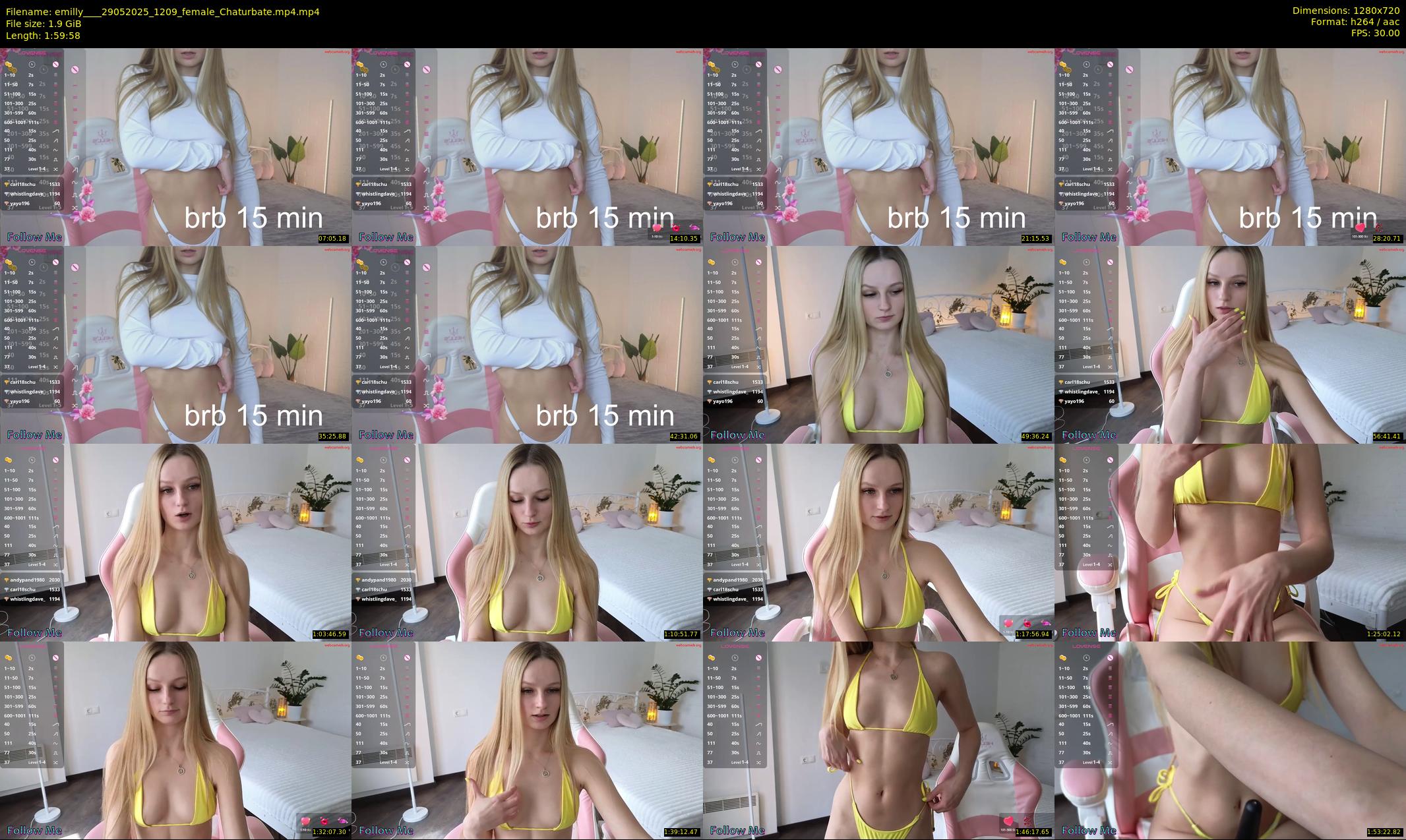emilly___ — 120 minute Chaturbate female cam show recording, 720p, May 29, 2025