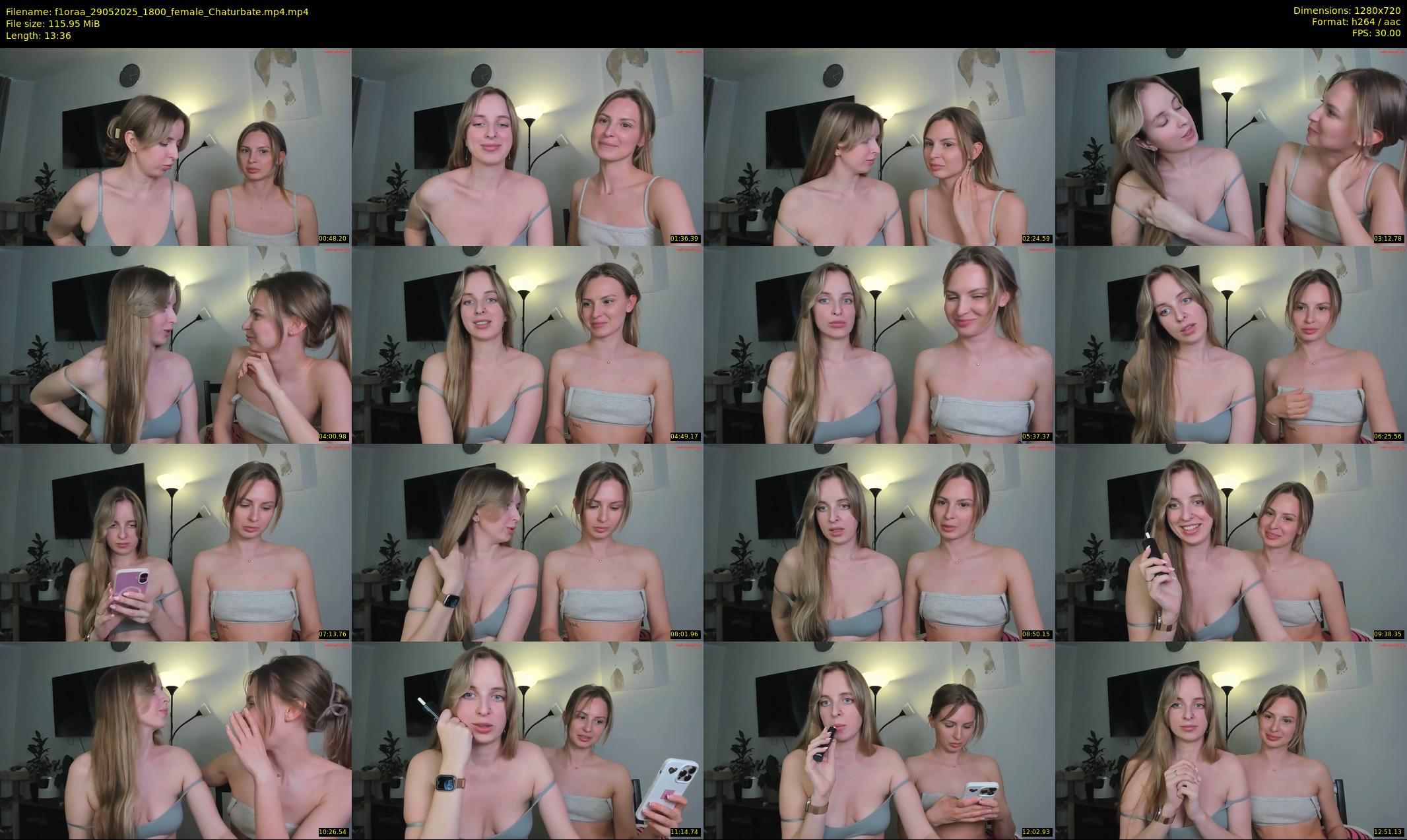 f1oraa — 14 minute Chaturbate female cam show recording, 720p, May 29, 2025