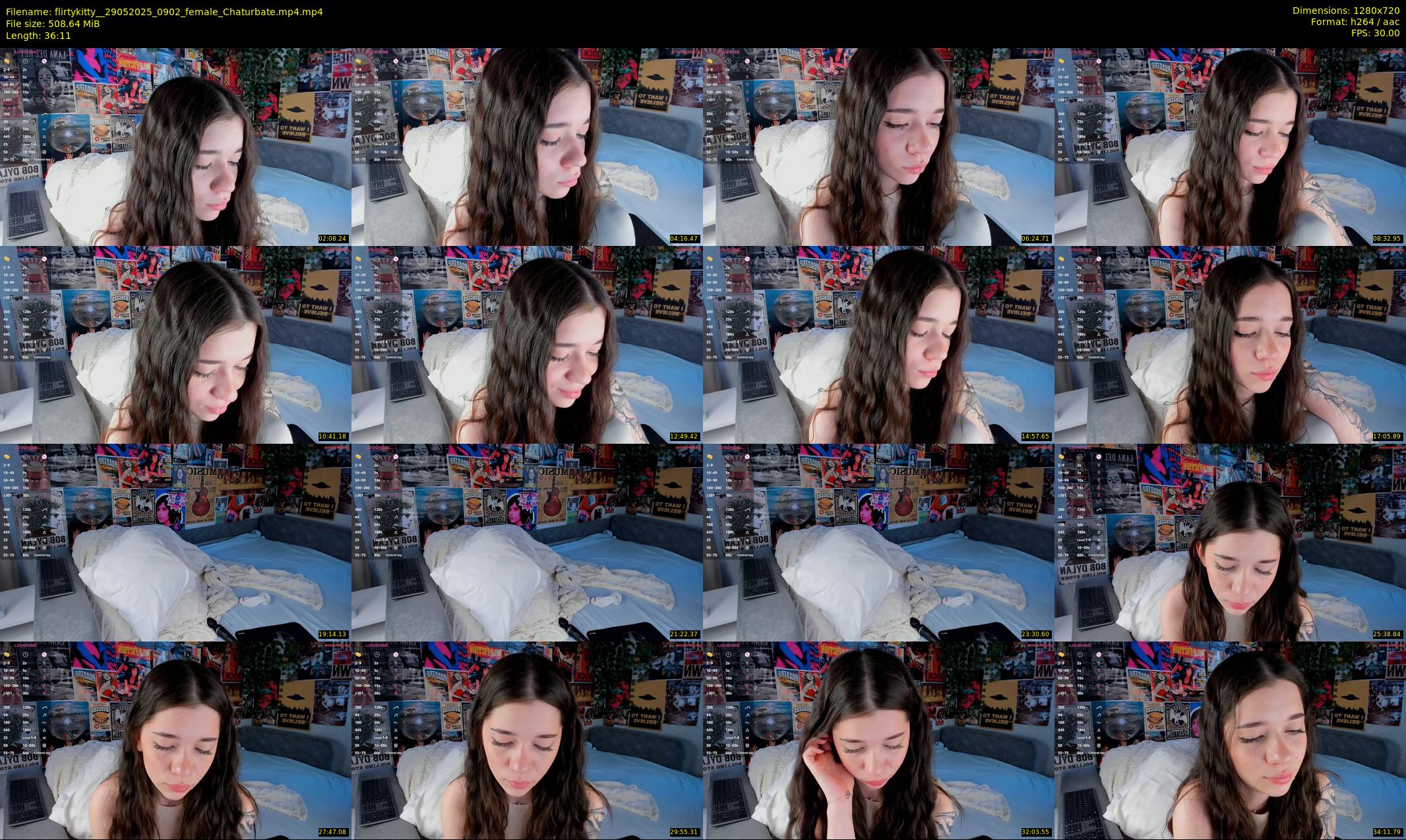 flirtykitty_ — 37 minute Chaturbate female cam show recording, 720p, May 29, 2025