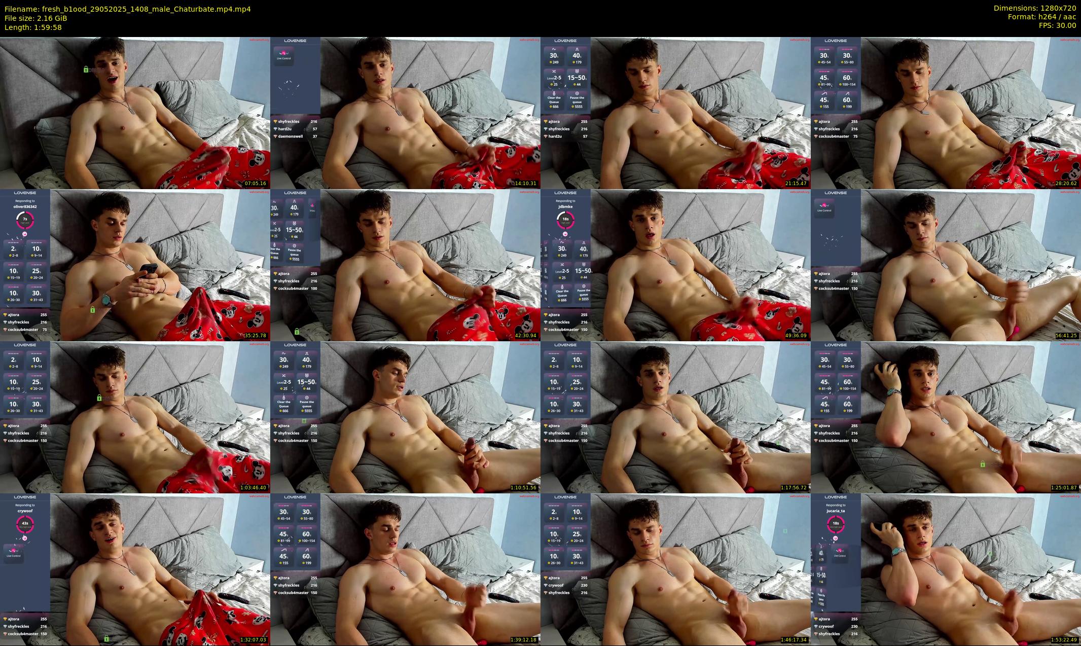 fresh_b1ood — 120 minute Chaturbate male cam show recording, 720p, May 29, 2025