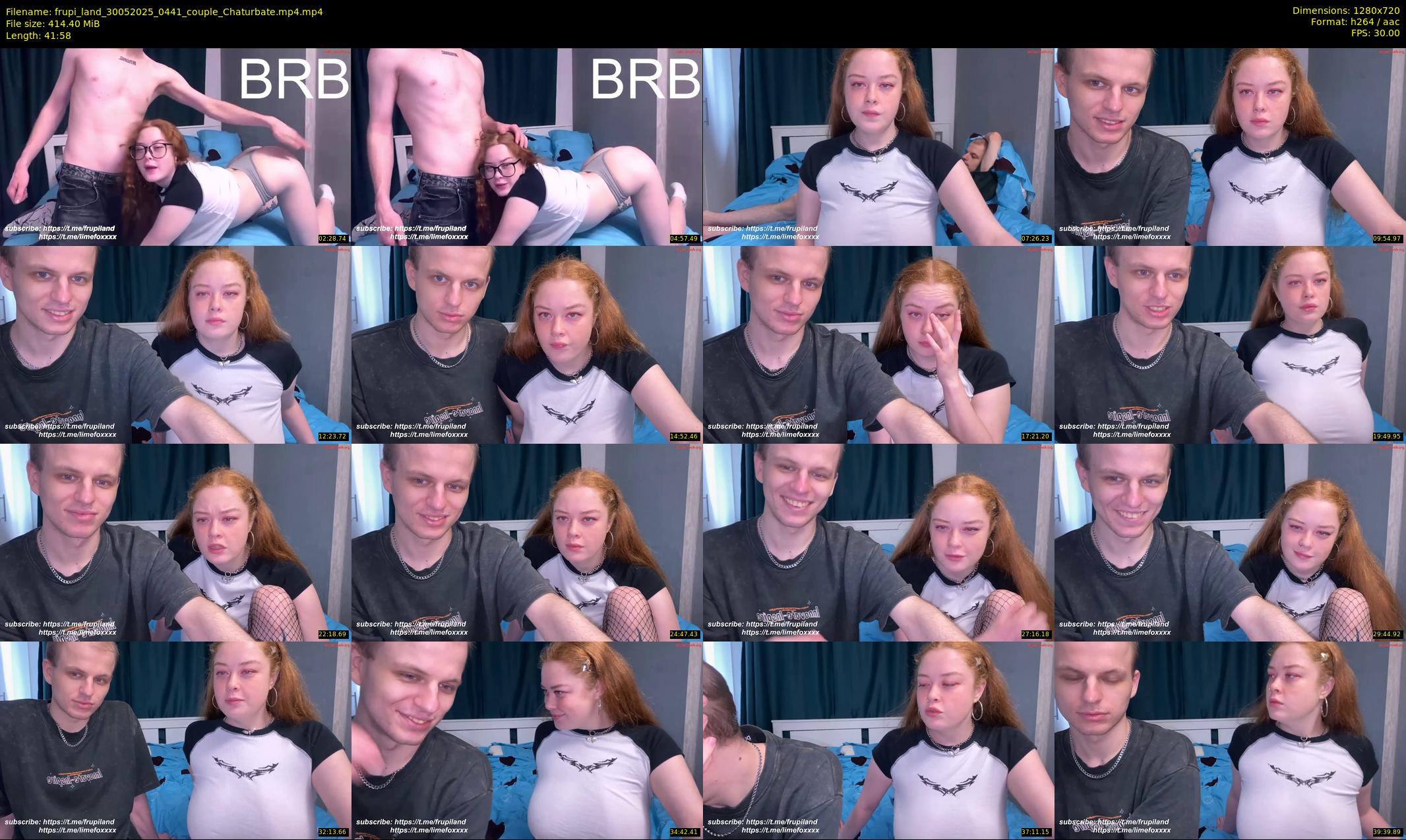 frupi_land — 42 minute Chaturbate couple cam show recording, 720p, May 30, 2025