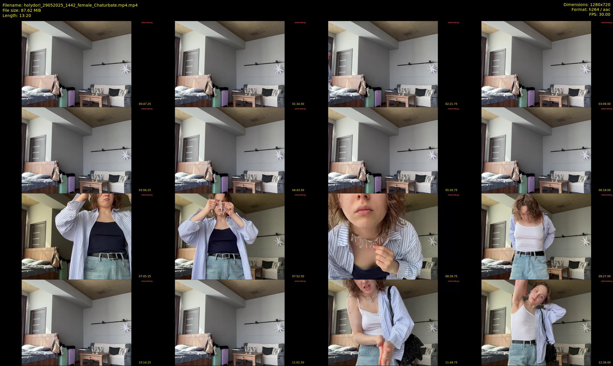 holydori — 14 minute Chaturbate female cam show recording, 720p, May 29, 2025