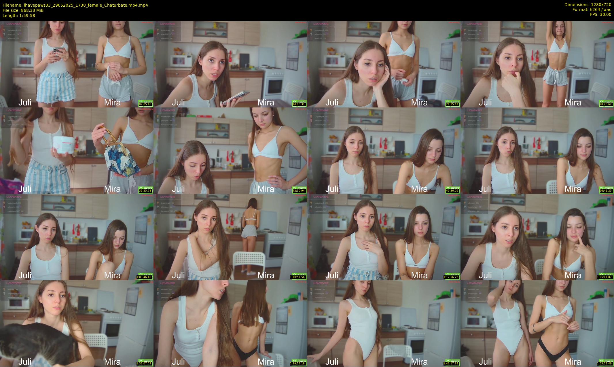 ihavepaws33 — 120 minute Chaturbate couple cam show recording, 720p, May 29, 2025