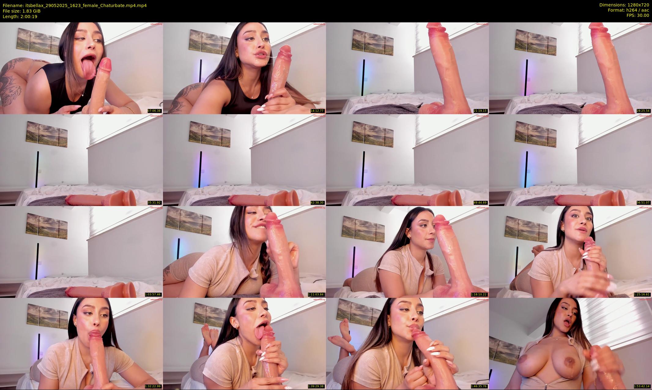 itsbellax — 121 minute Chaturbate female cam show recording, 720p, May 29, 2025