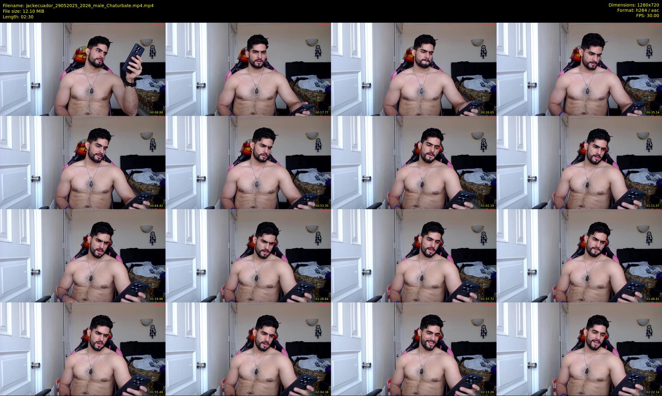 jackecuador — 3 minute Chaturbate male cam show recording, 720p, May 29, 2025