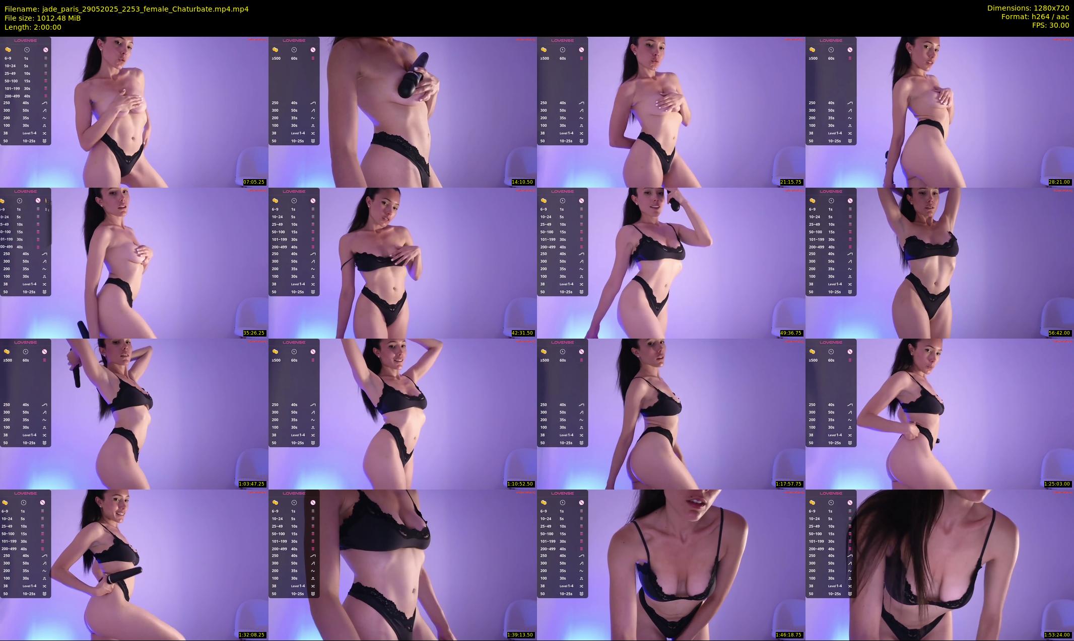 jade_paris — 120 minute Chaturbate female cam show recording, 720p, May 29, 2025
