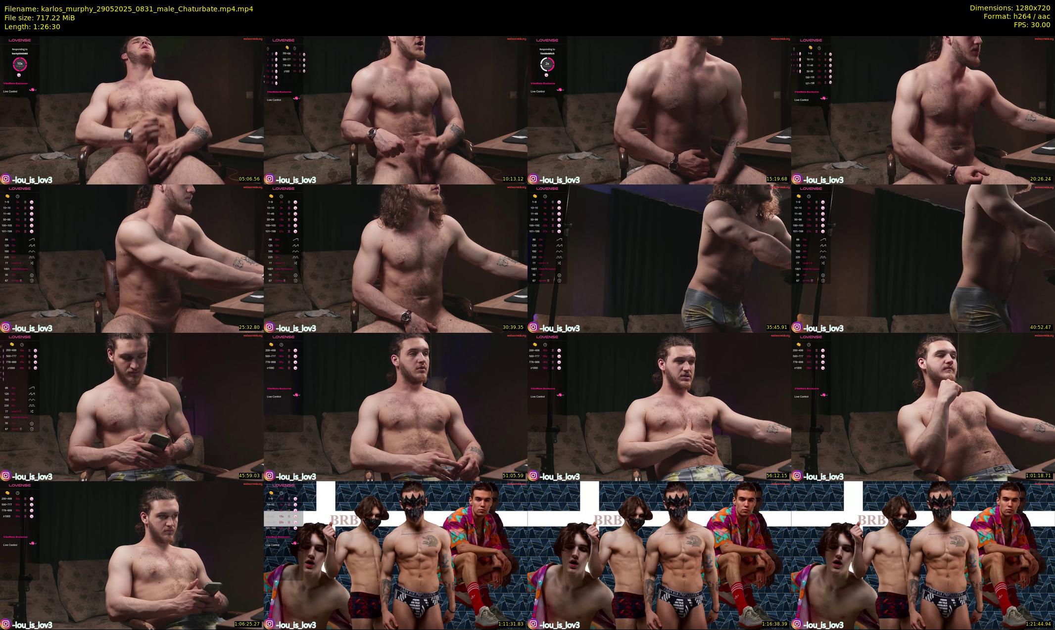 karlos_murphy — 87 minute Chaturbate male cam show recording, 720p, May 29, 2025