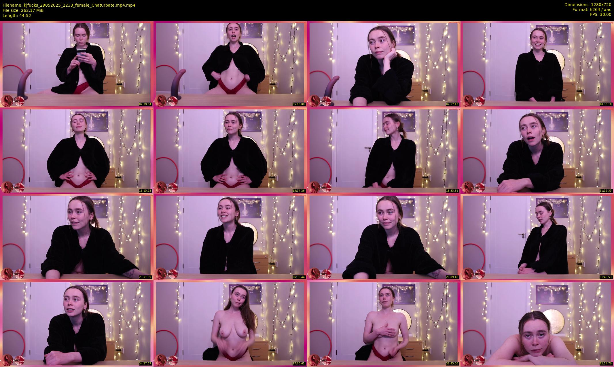 kjfucks — 45 minute Chaturbate couple cam show recording, 720p, May 29, 2025