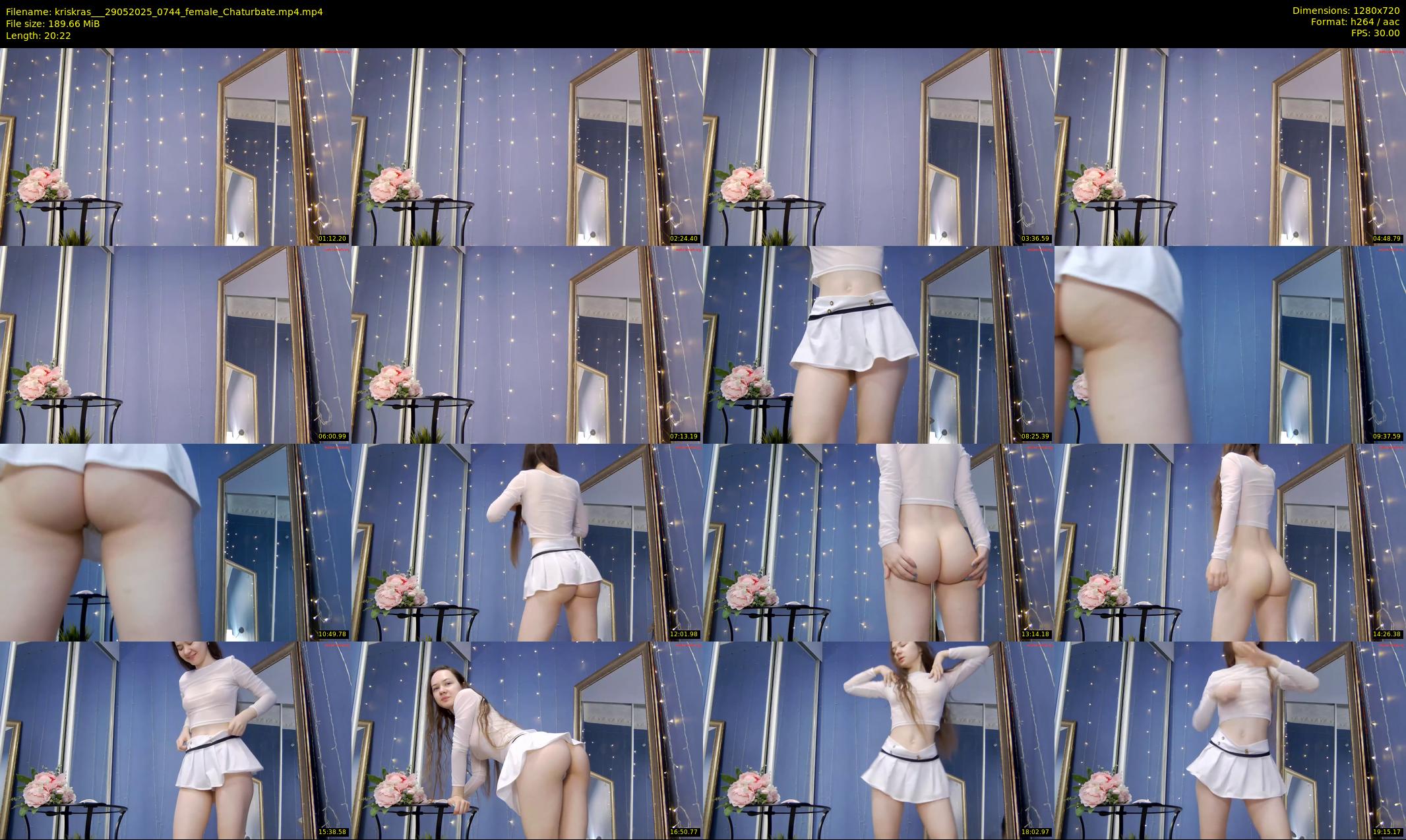 kriskras__ — 21 minute Chaturbate female cam show recording, 720p, May 29, 2025