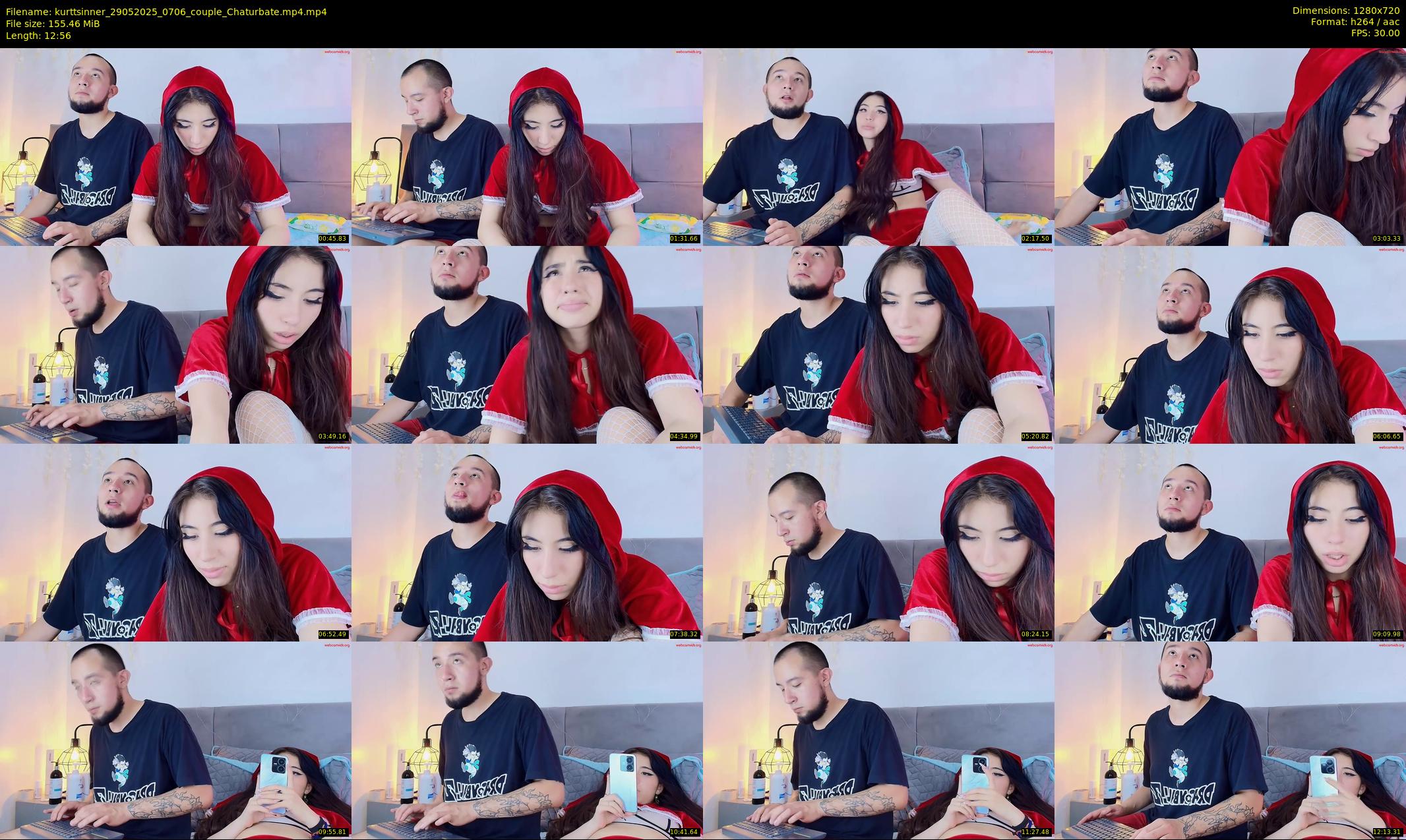 kurttsinner — 13 minute Chaturbate couple cam show recording, 720p, May 29, 2025
