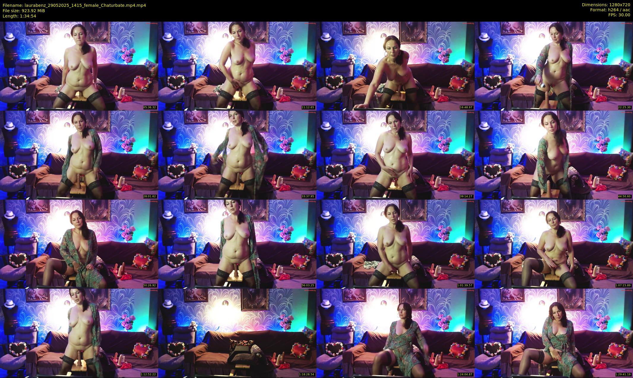 laurabenz — 95 minute Chaturbate female cam show recording, 720p, May 29, 2025