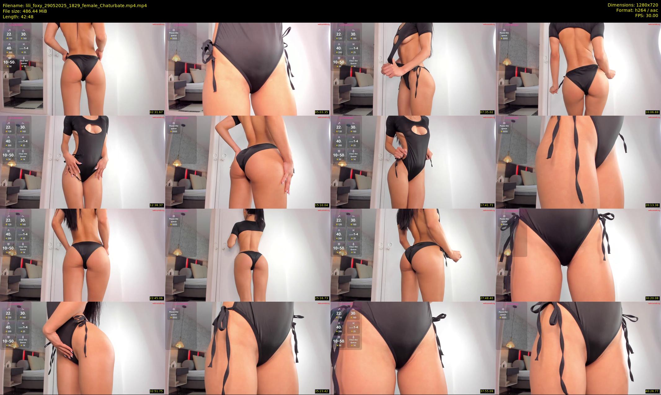 lili_foxy — 43 minute Chaturbate female cam show recording, 720p, May 29, 2025